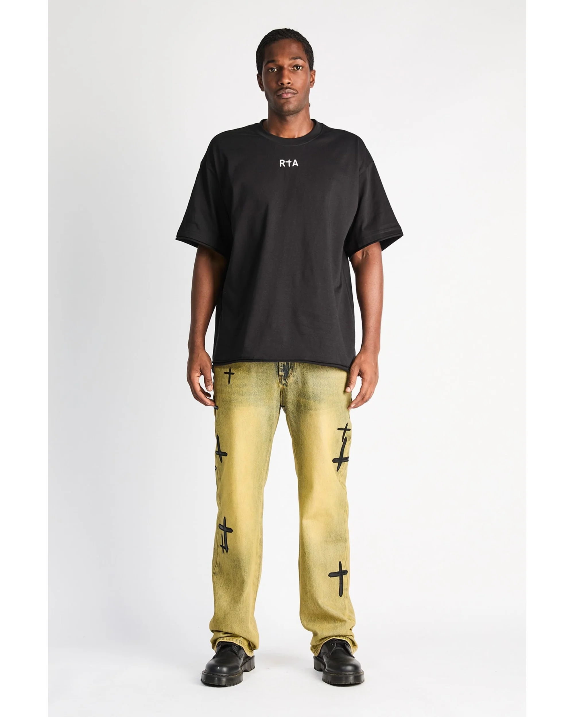 JONAS STRAIGHT LEG JEAN | SAGE TINT CROSS PATCH - Image 3