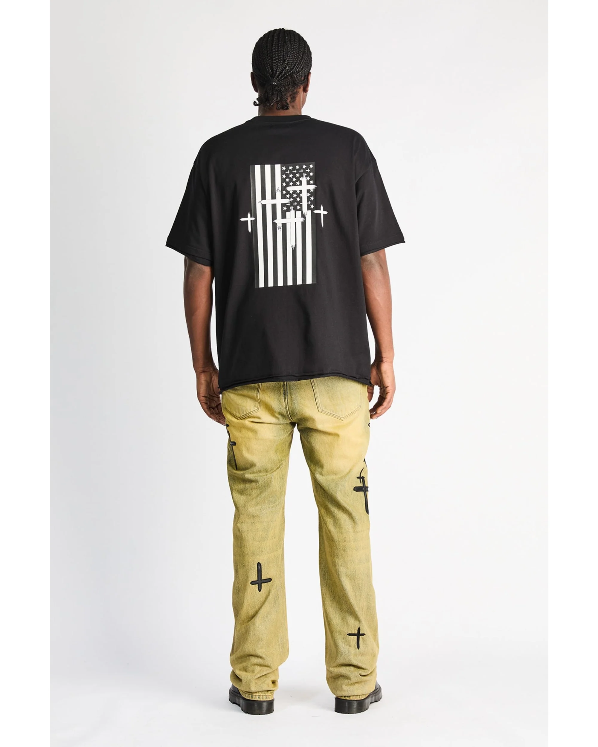 JONAS STRAIGHT LEG JEAN | SAGE TINT CROSS PATCH - Image 5