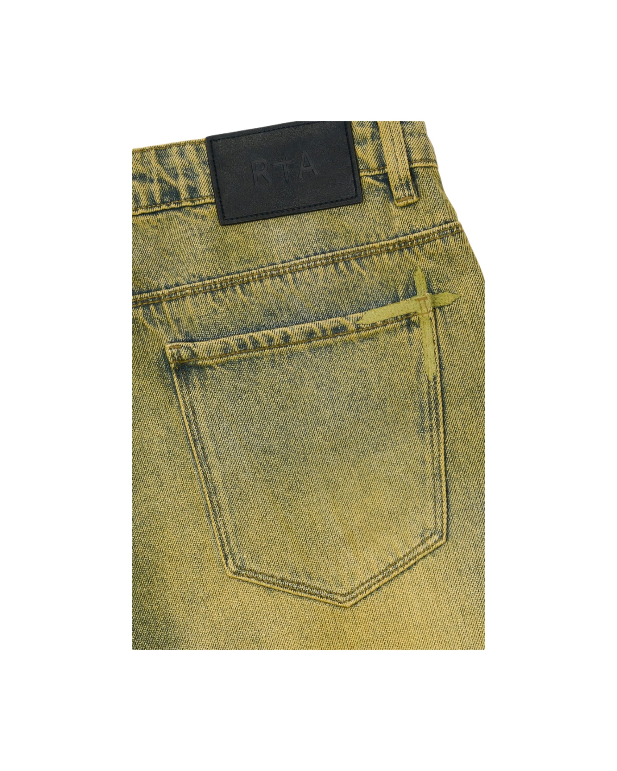 JONAS STRAIGHT LEG JEAN | SAGE TINT CROSS PATCH - Image 6