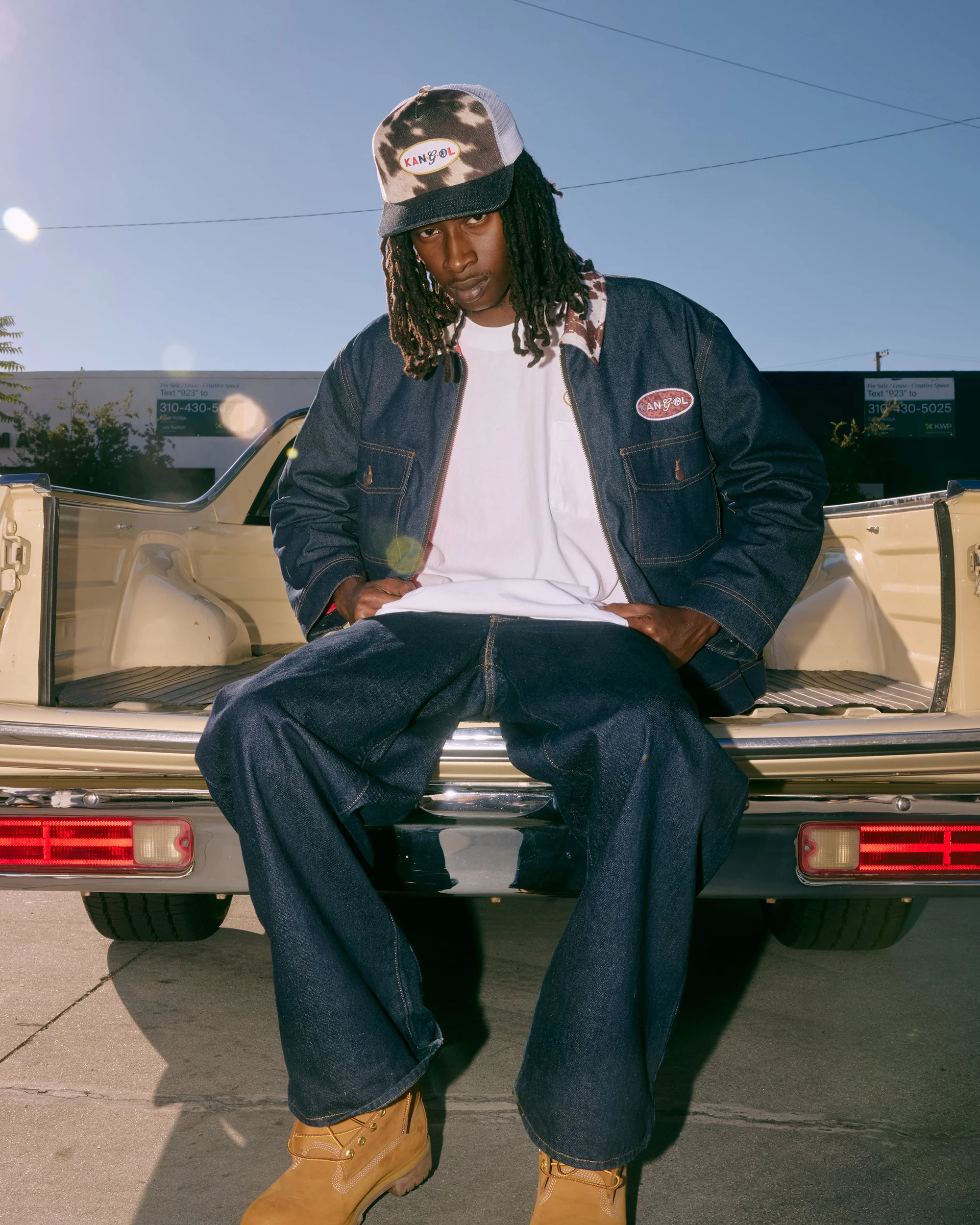 Ka-n-g-o-l Denim Work Jacket - Image 3