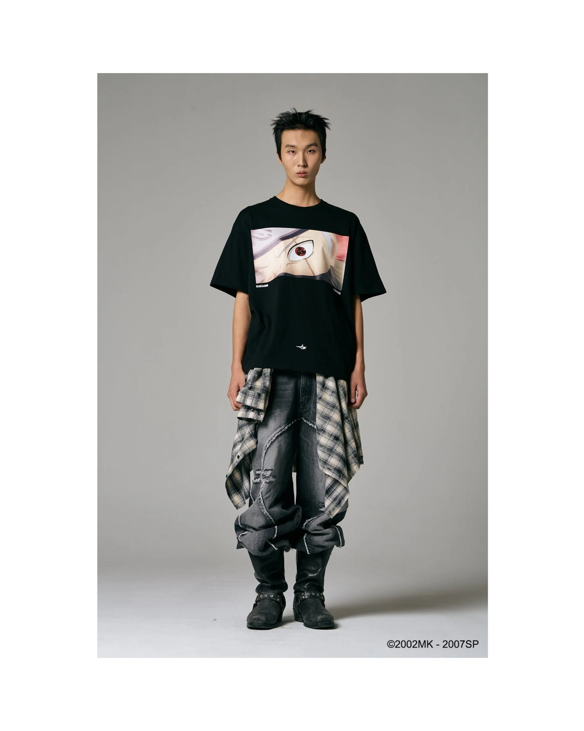 KAKASHI T-SHIRT - BLACK - Image 12