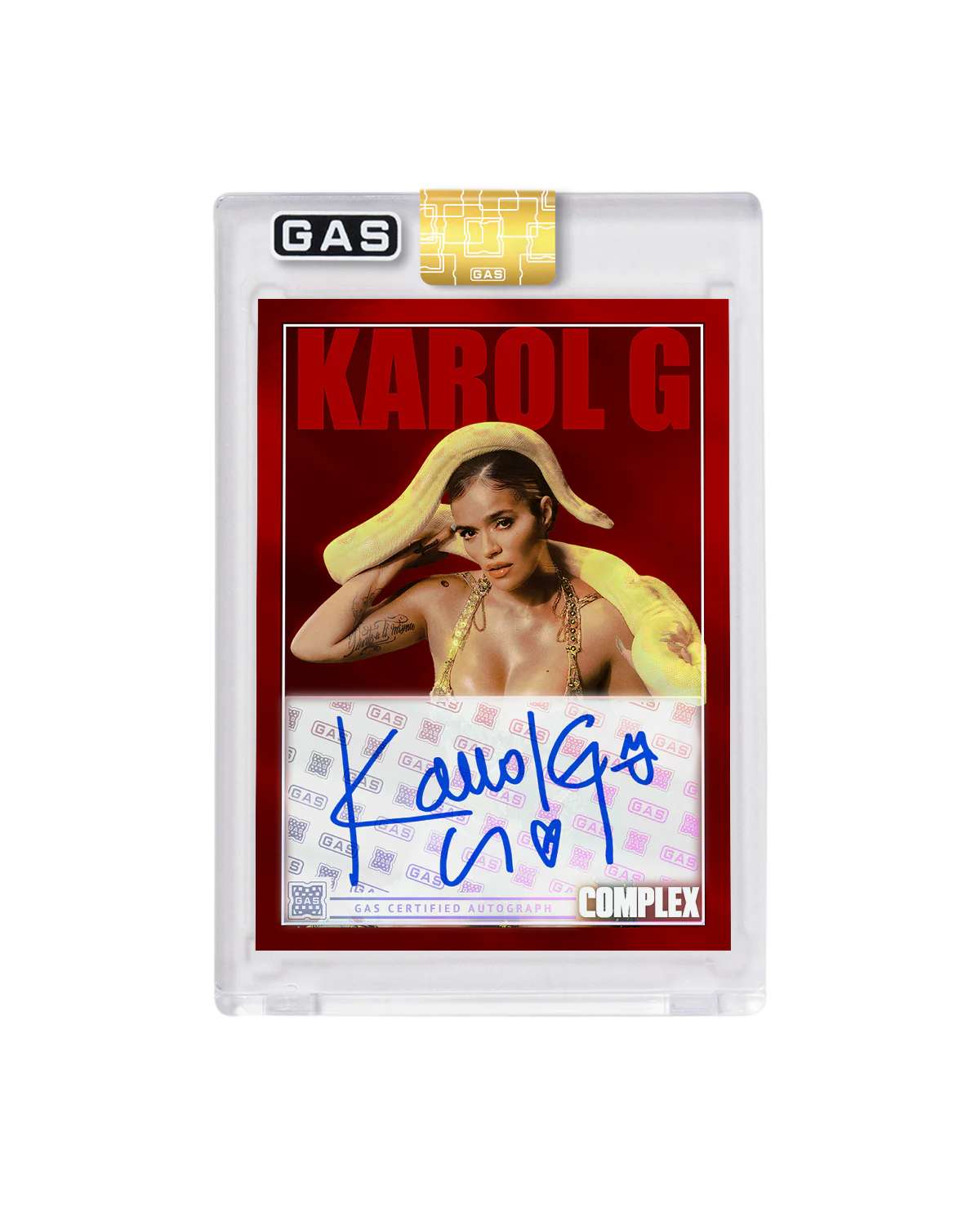 Karol G Complex Cover x GAS Trading Card - Image 3