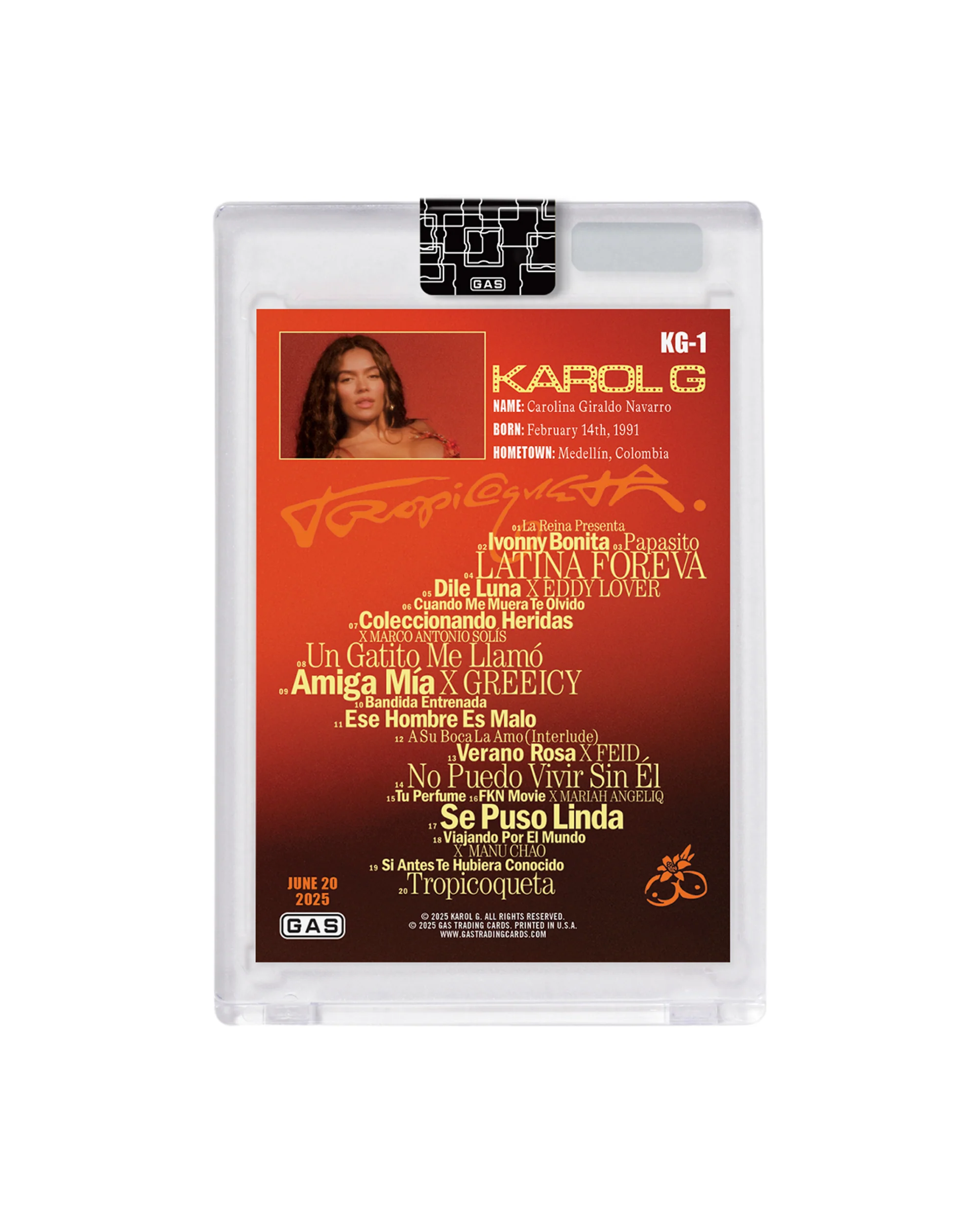 Karol G x GAS Trading Card Pop Up - Image 2