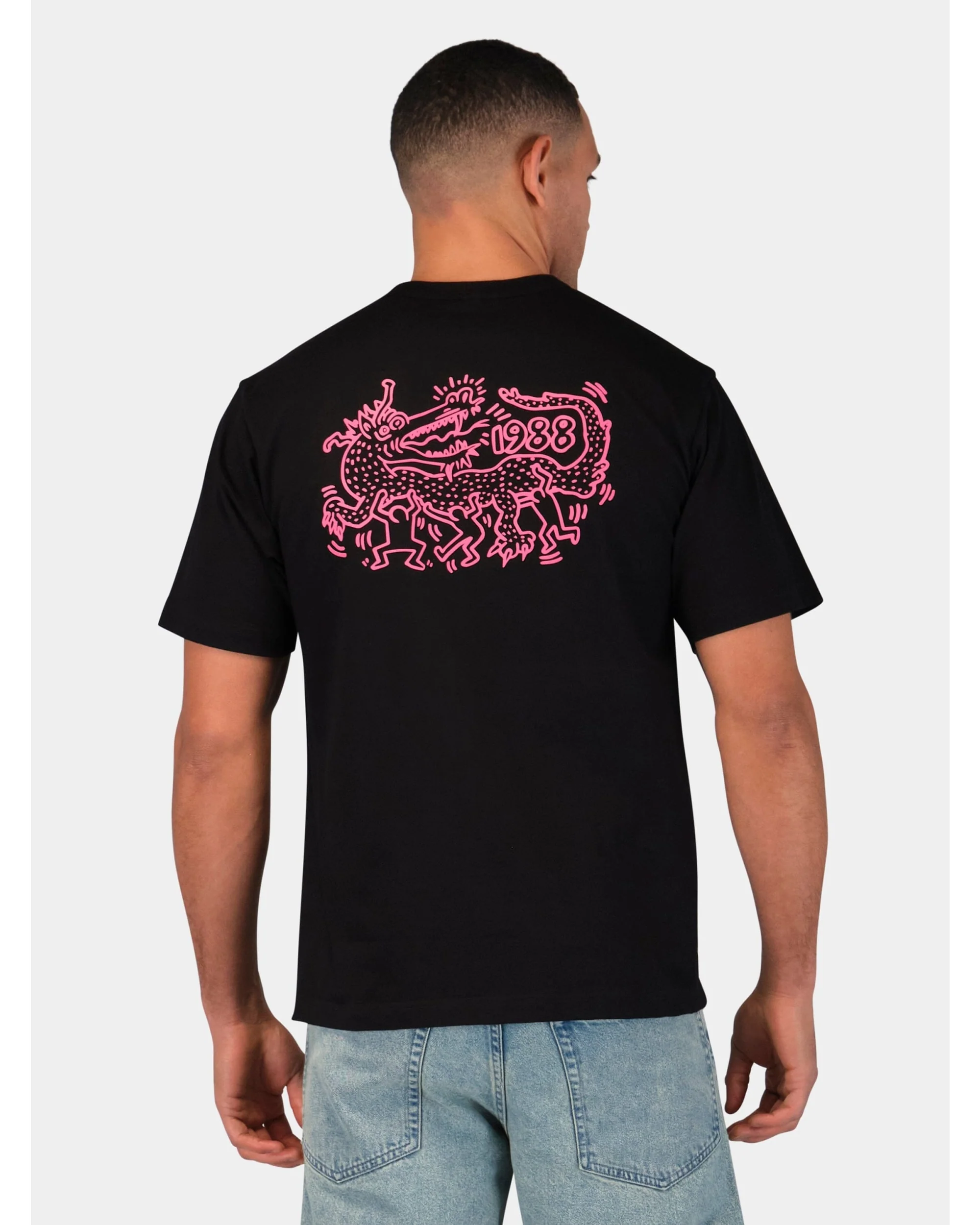 KEITH HARING X ALPHA GRAPHIC TEE DRAGON - Image 5