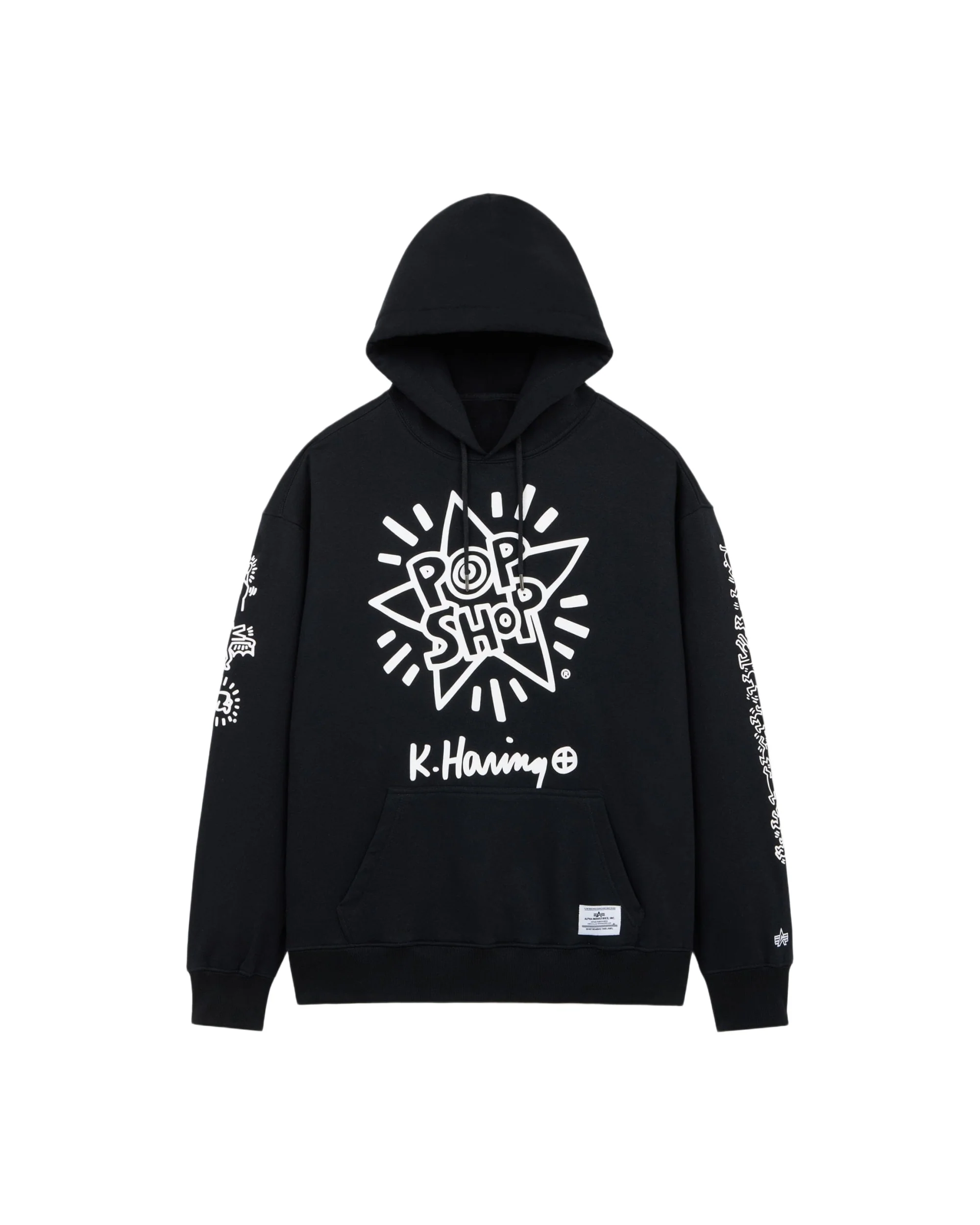 KEITH HARING X ALPHA NEW YORK GRAPHIC HOODIE