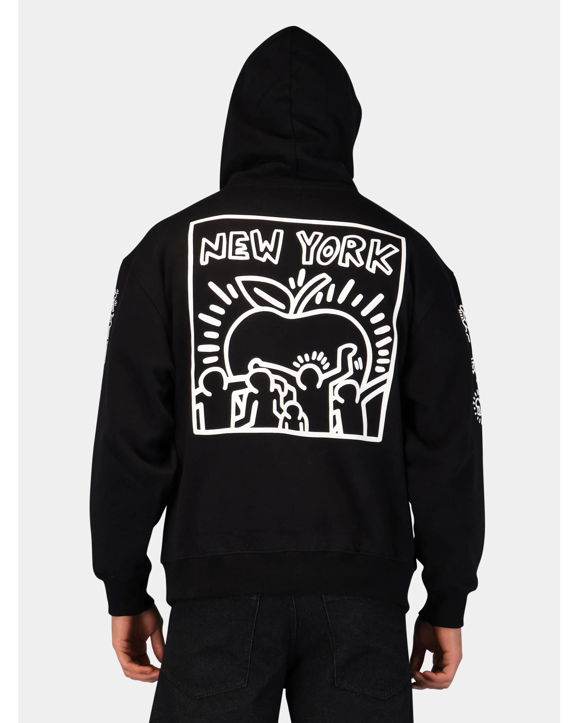 KEITH HARING X ALPHA NEW YORK GRAPHIC HOODIE - Image 6