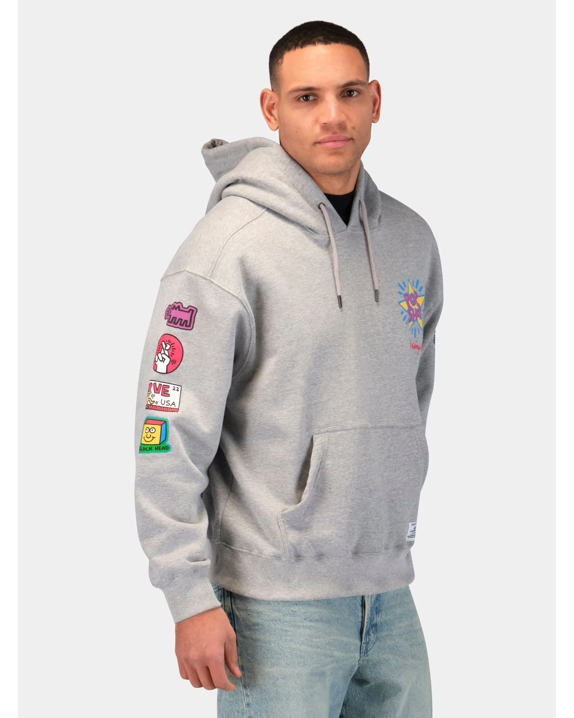 KEITH HARING X ALPHA POP SHOP GRAPHIC HOODIE - Image 3