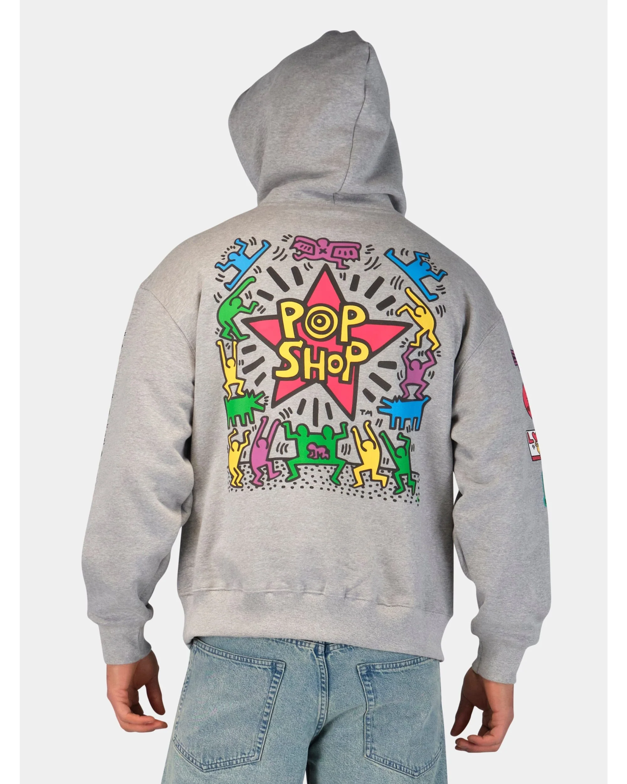 KEITH HARING X ALPHA POP SHOP GRAPHIC HOODIE - Image 6