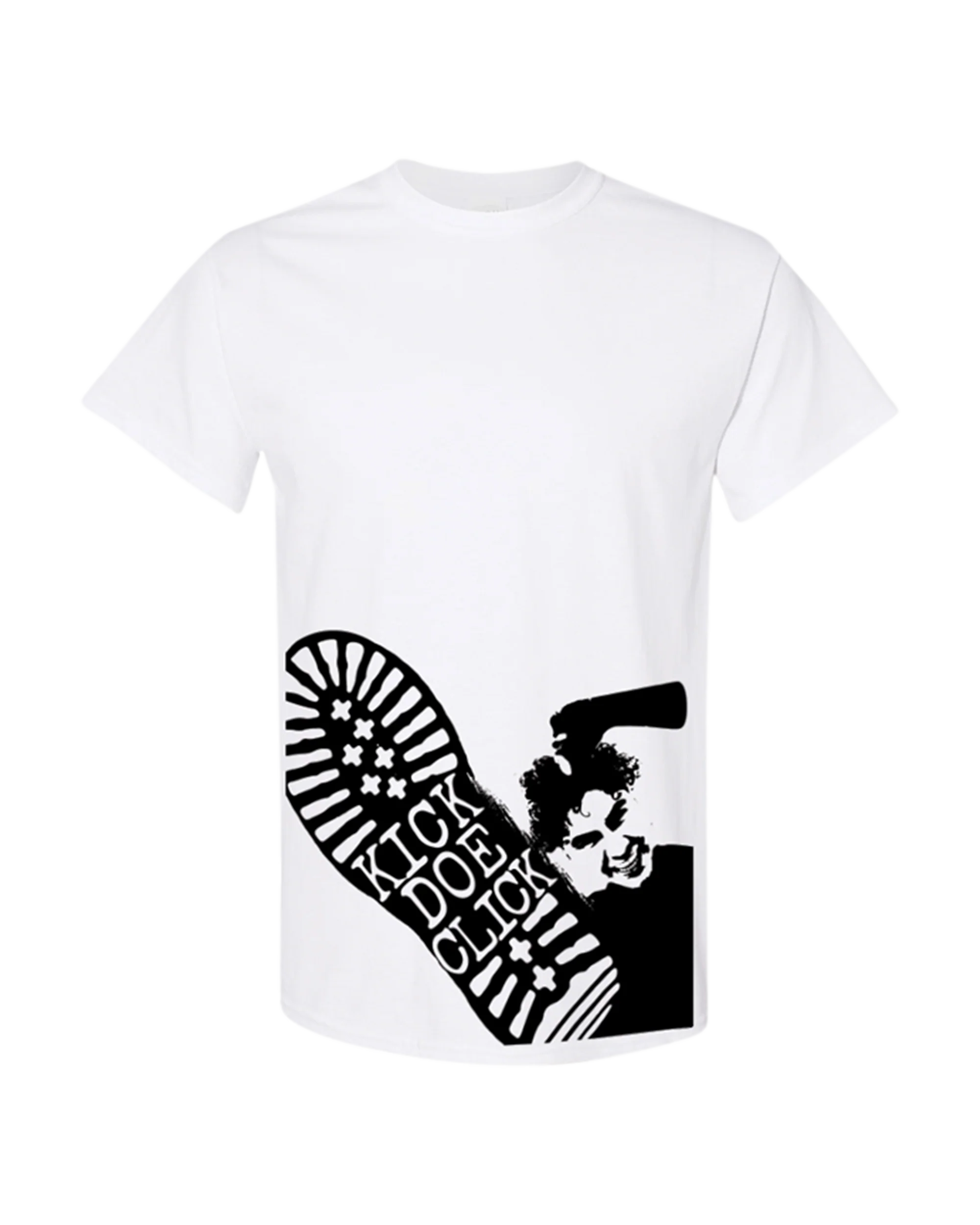 Kick Doe Click White T-Shirt