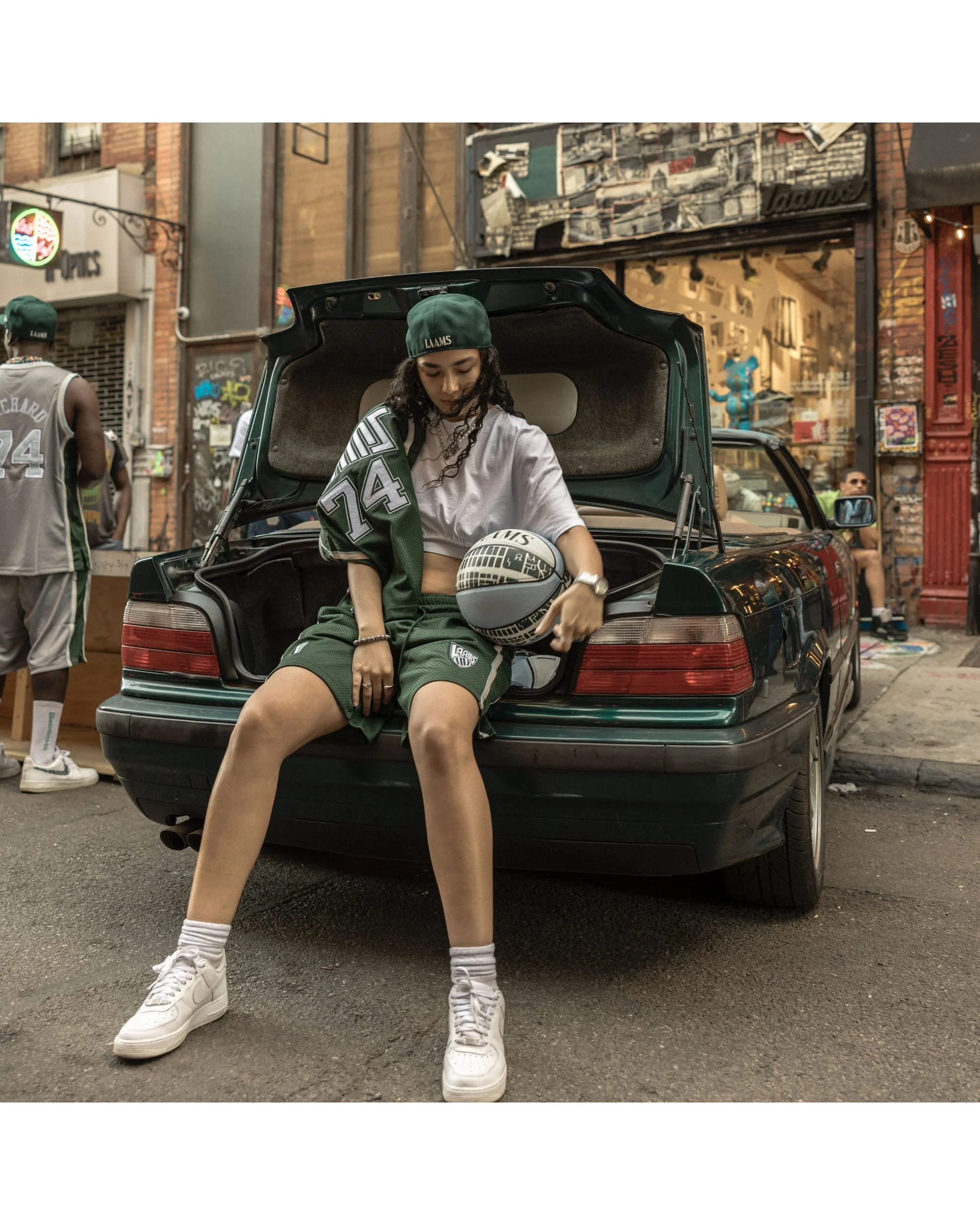 LAAMS Ball Shorts - Green - Image 3