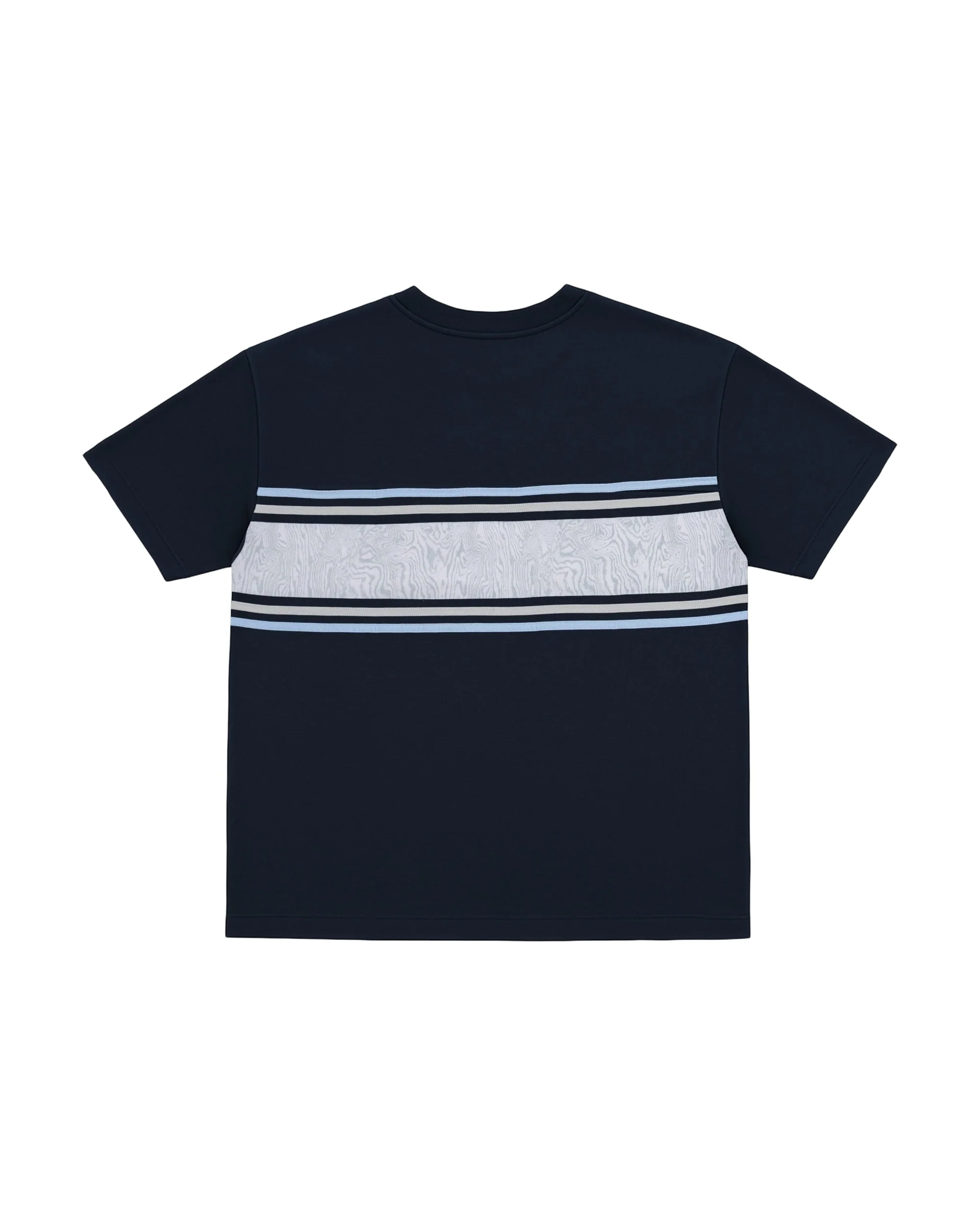 LAAMS Woodgrain Panel T-Shirt (Navy/Grey) - Image 2