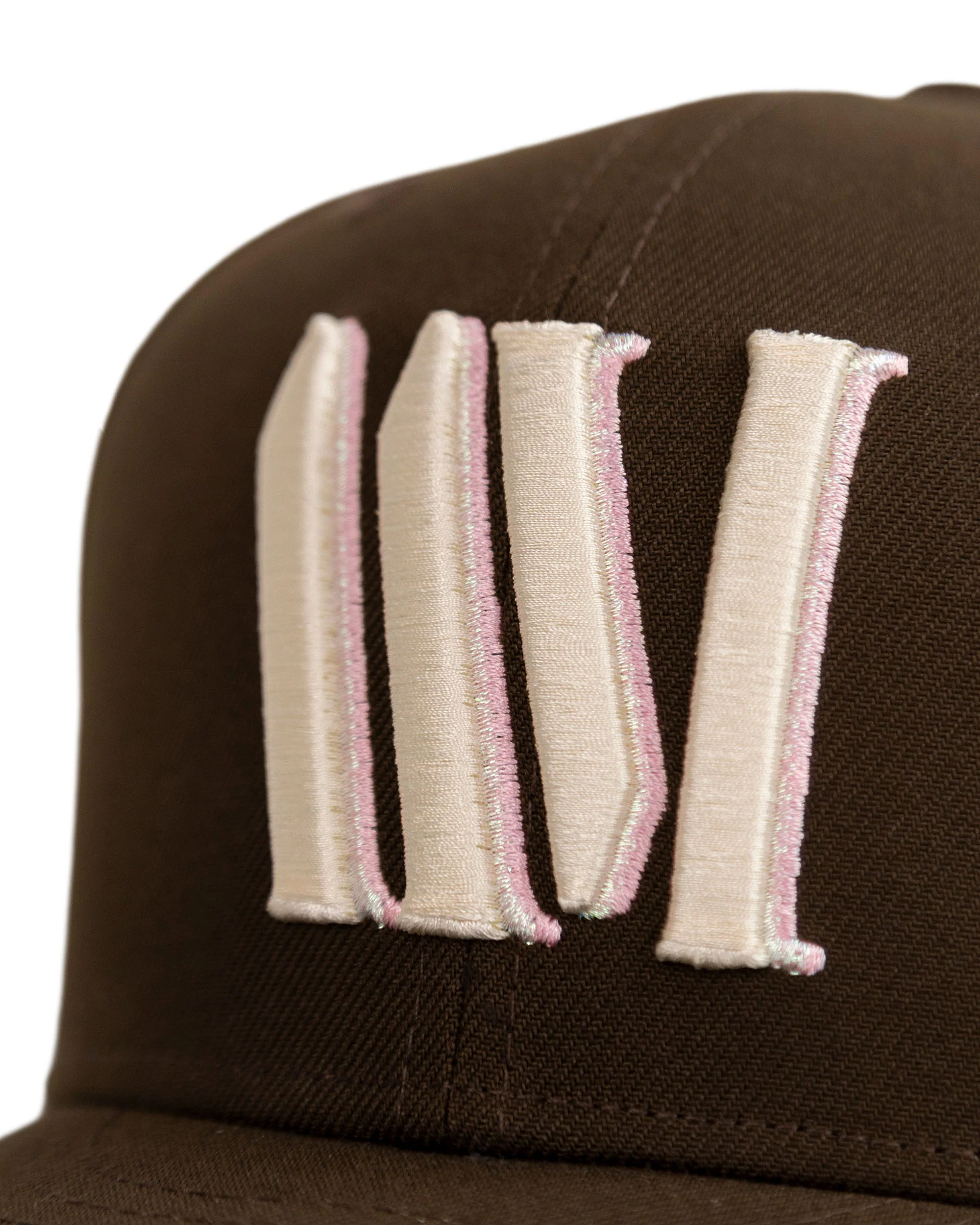 LAAMS x New Era 5950 Fitted Hat (Brown/Pink) - Image 4
