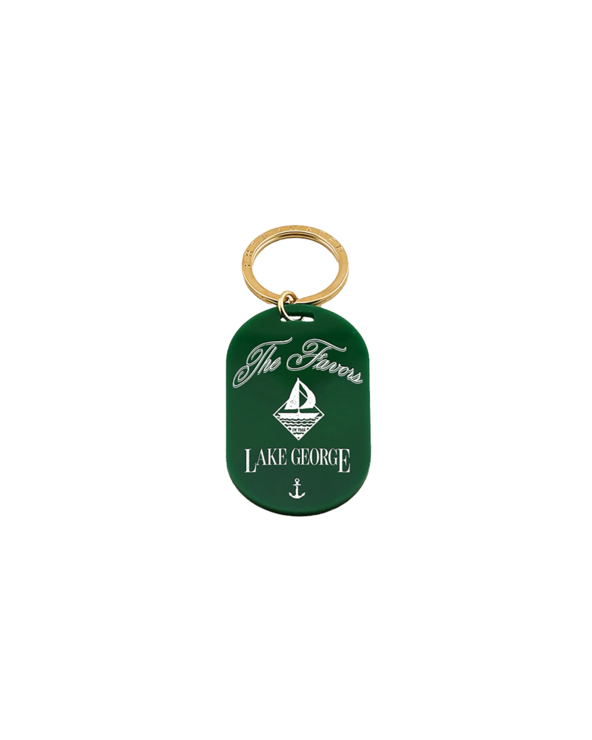 Lake George Green Keychain