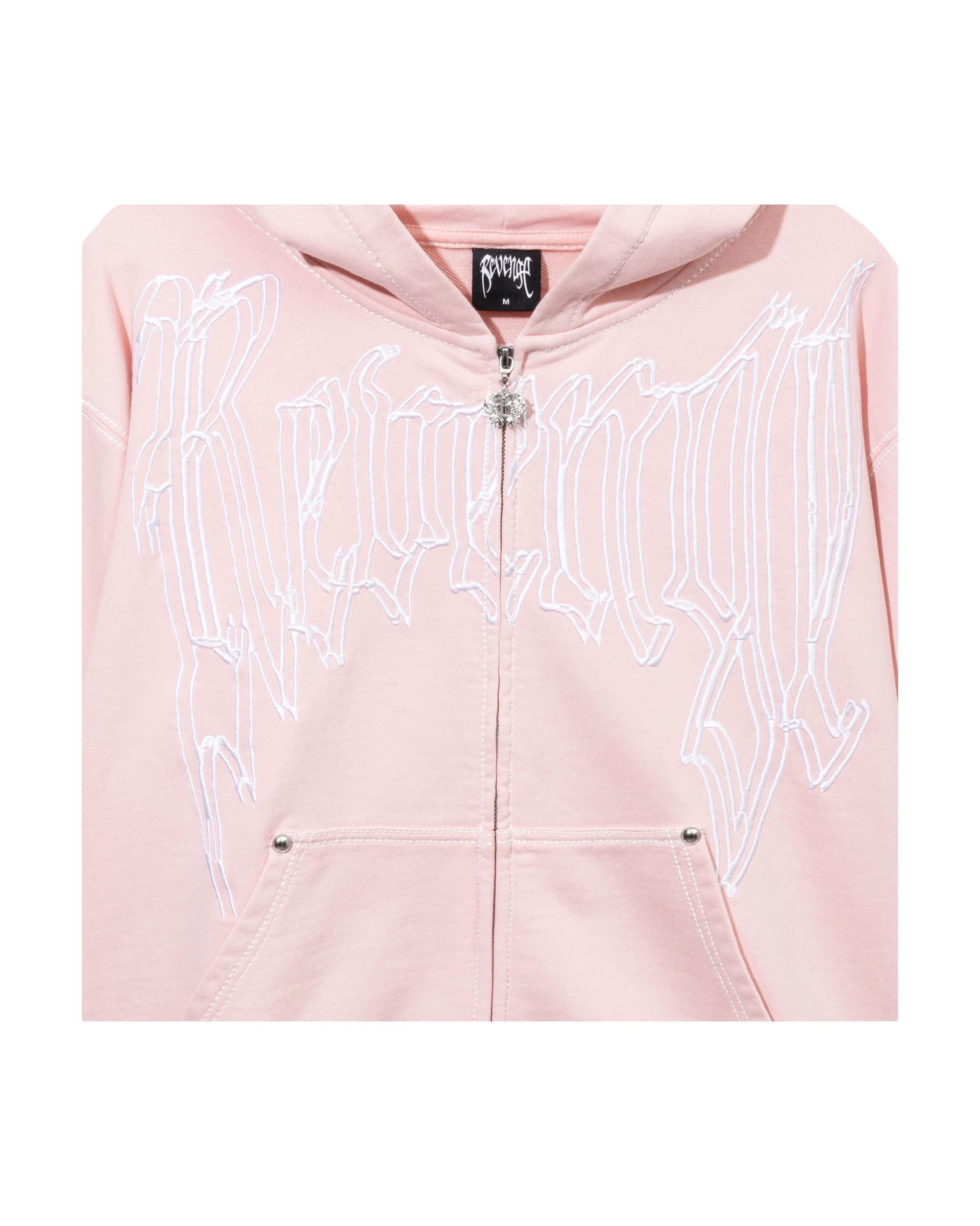 LAKERS CONTRAST STITCH ZIP PINK/WHITE - Image 4