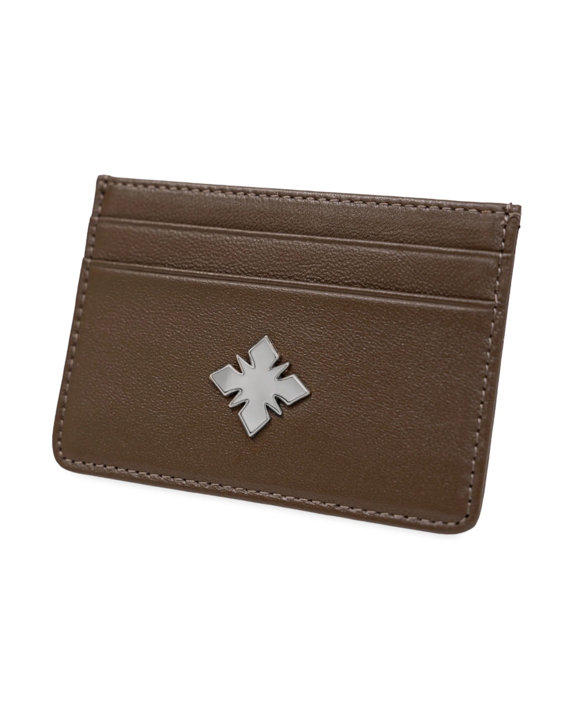"Last Supper" Lambskin Cardholder (Brown) - Image 5