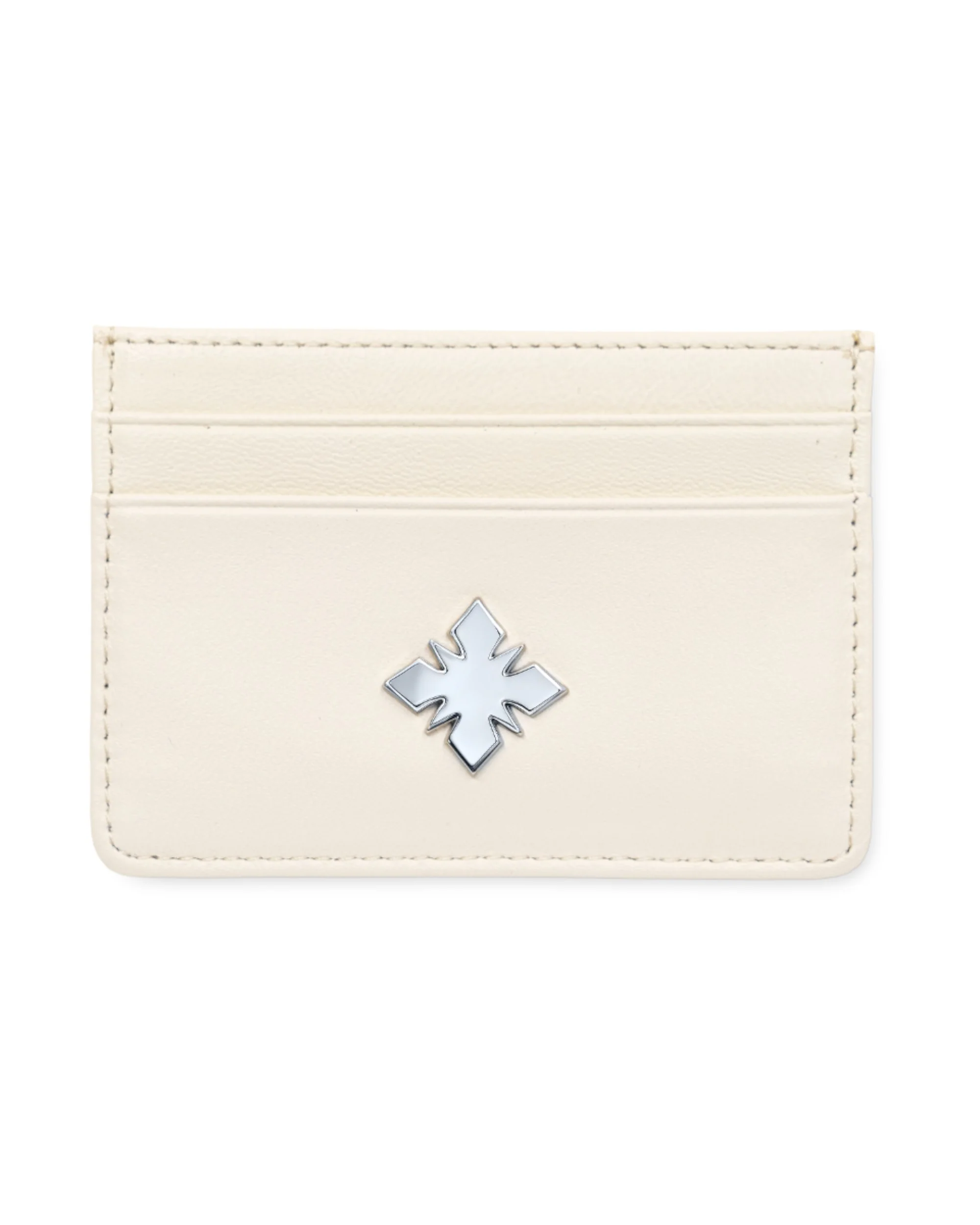"Last Supper" Lambskin Cardholder (Off White) - Image 3