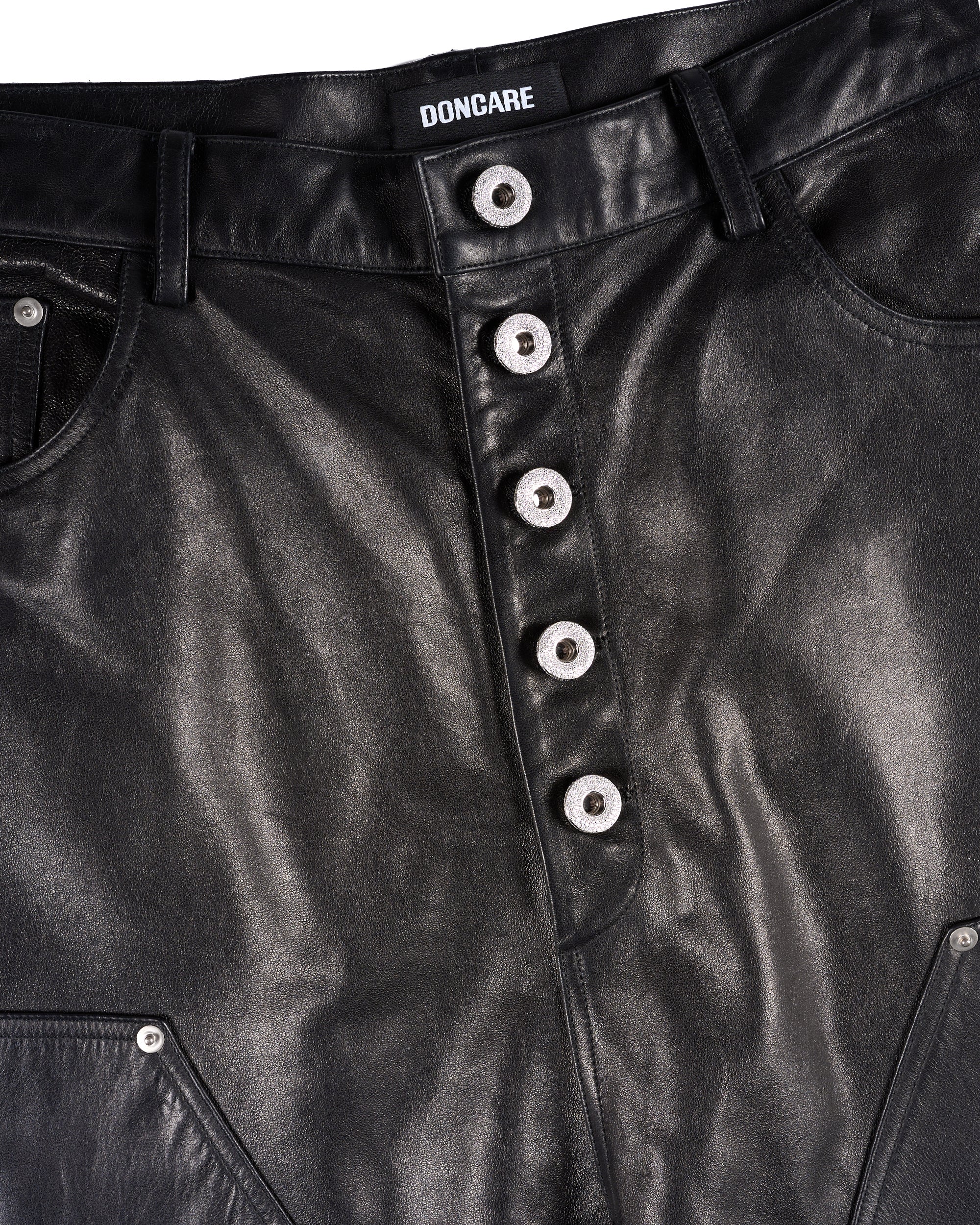 LEATHER BAGGY PANTS - Image 21