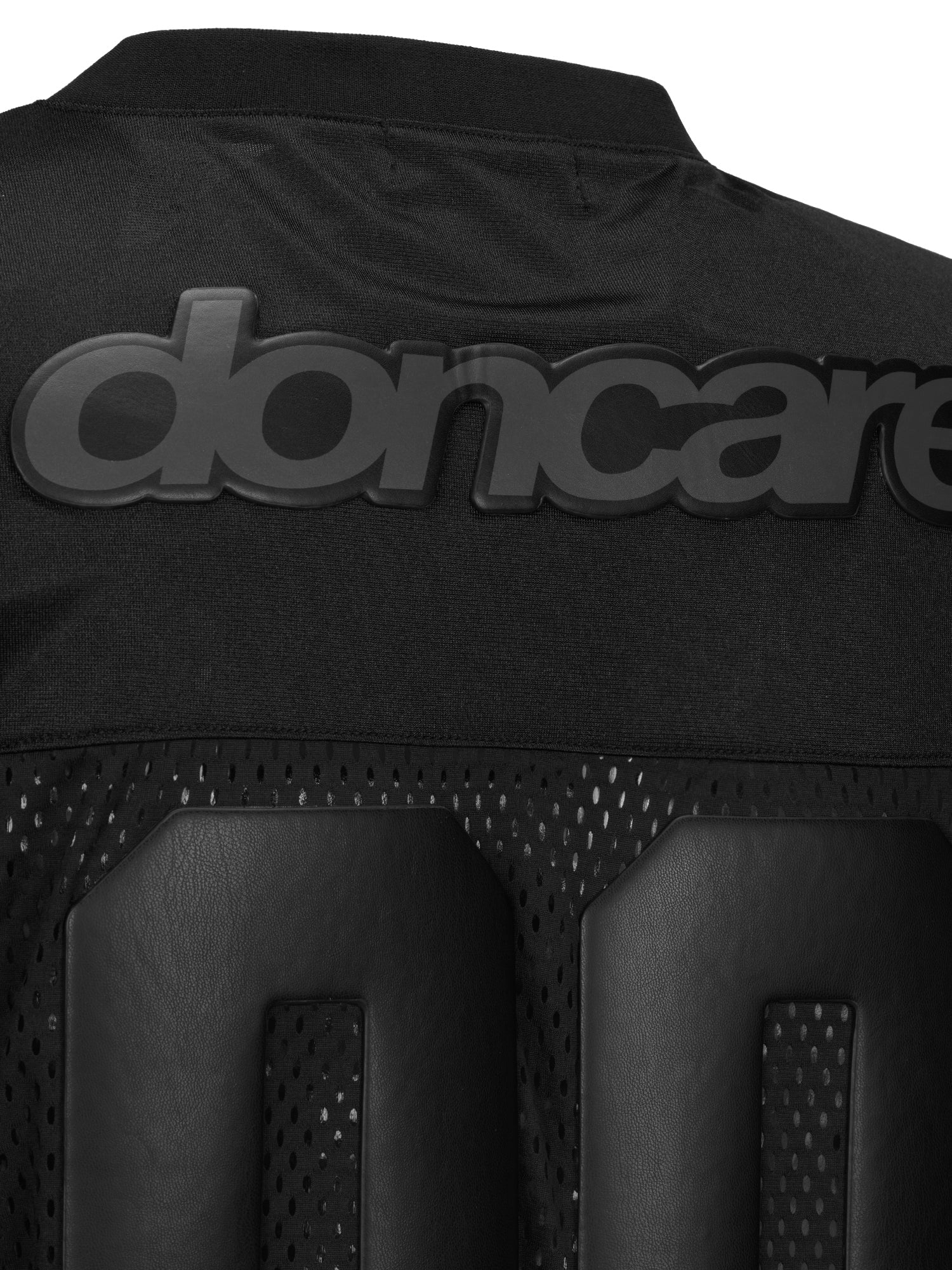LEATHER FOOTBALL JERSEY - BLACK - Image 25