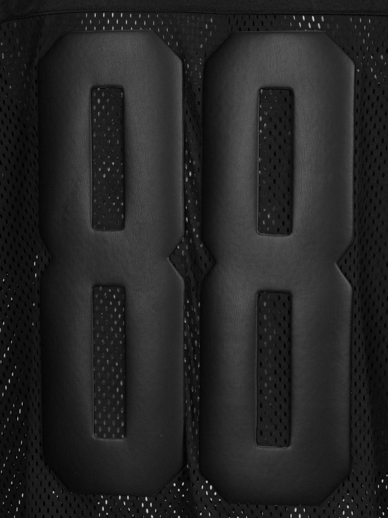 LEATHER FOOTBALL JERSEY - BLACK - Image 26