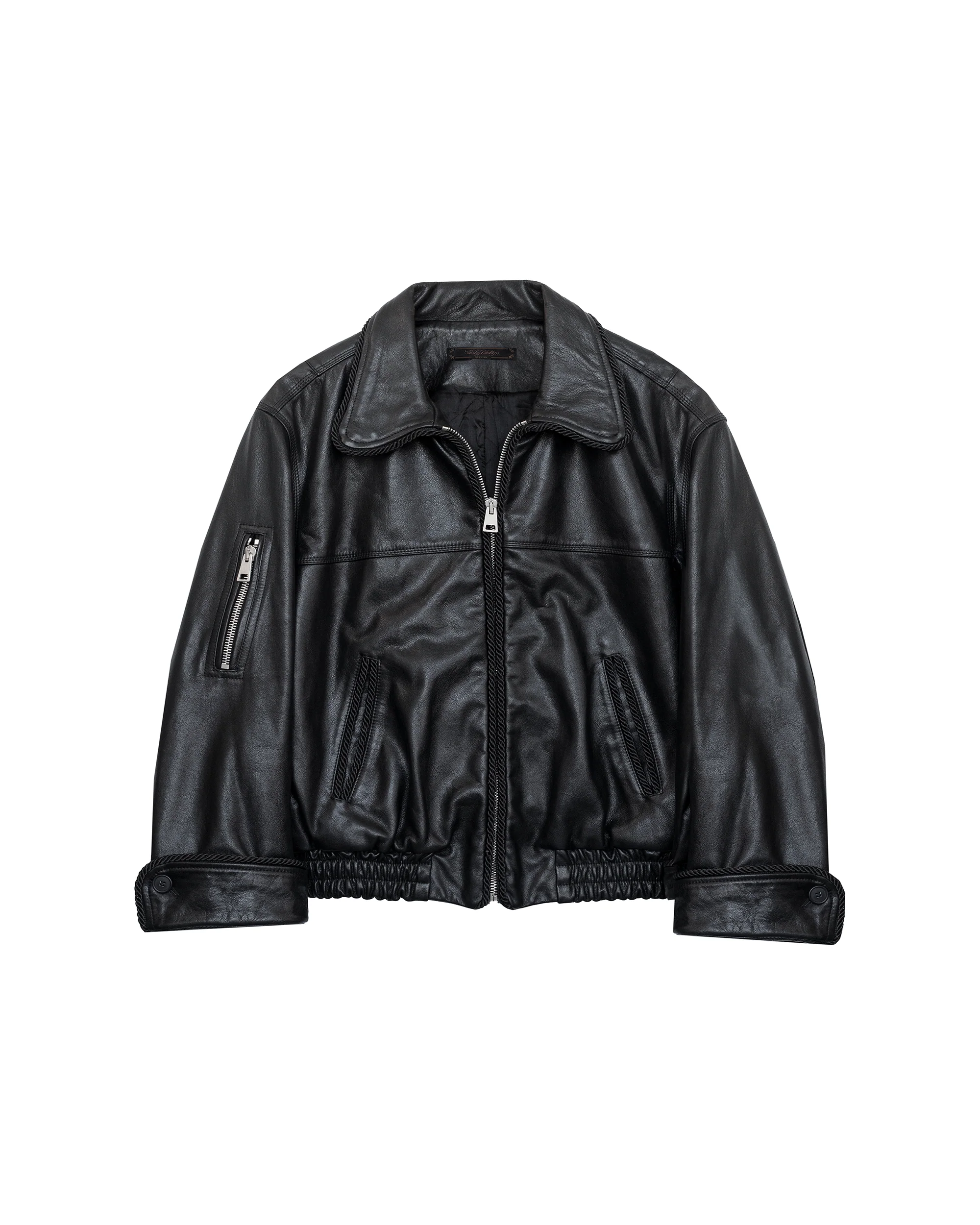 Leather Lasso Jacket - Black