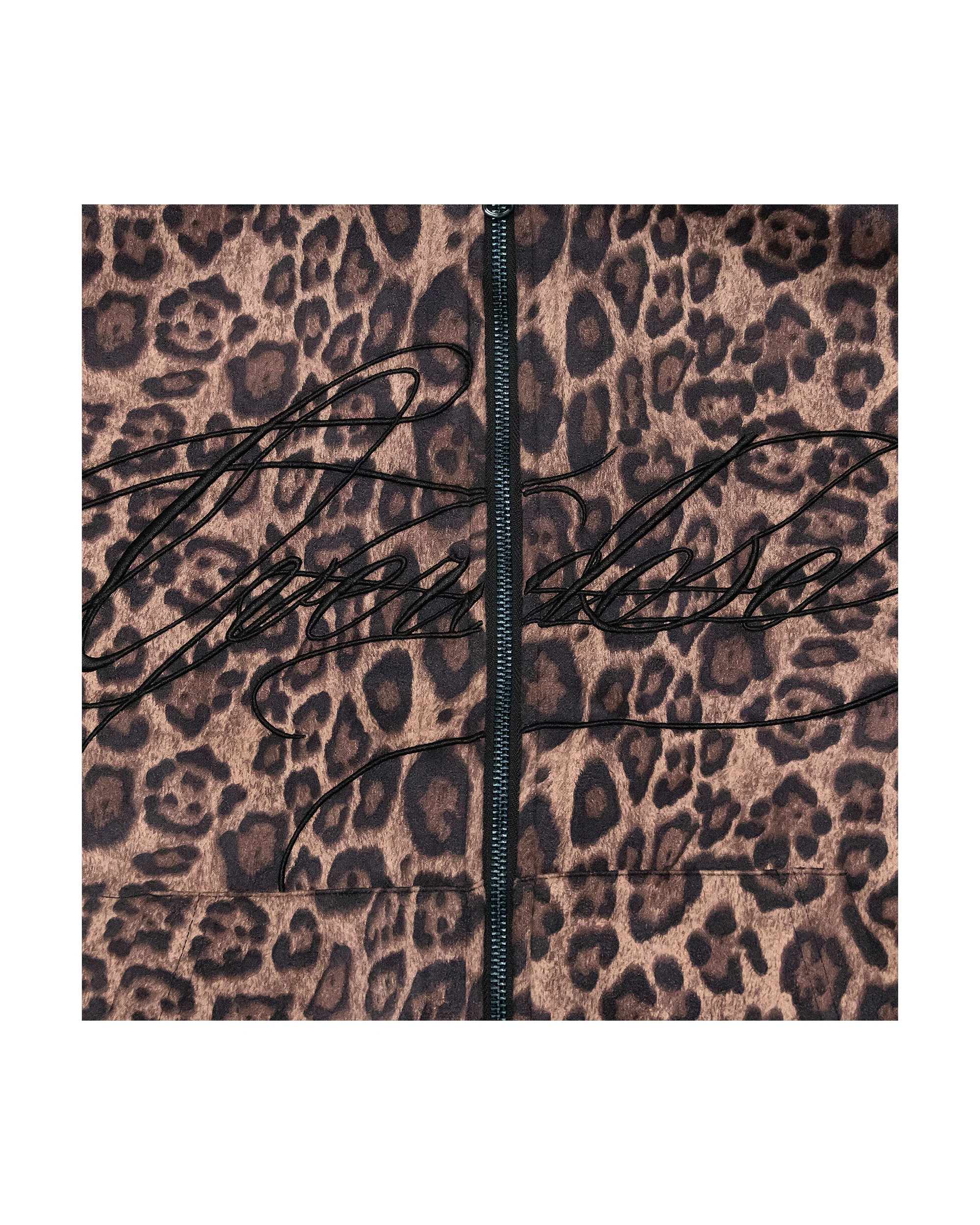 "LEOPARD" REVERSIBLE SHERPA HOODIE - Image 11