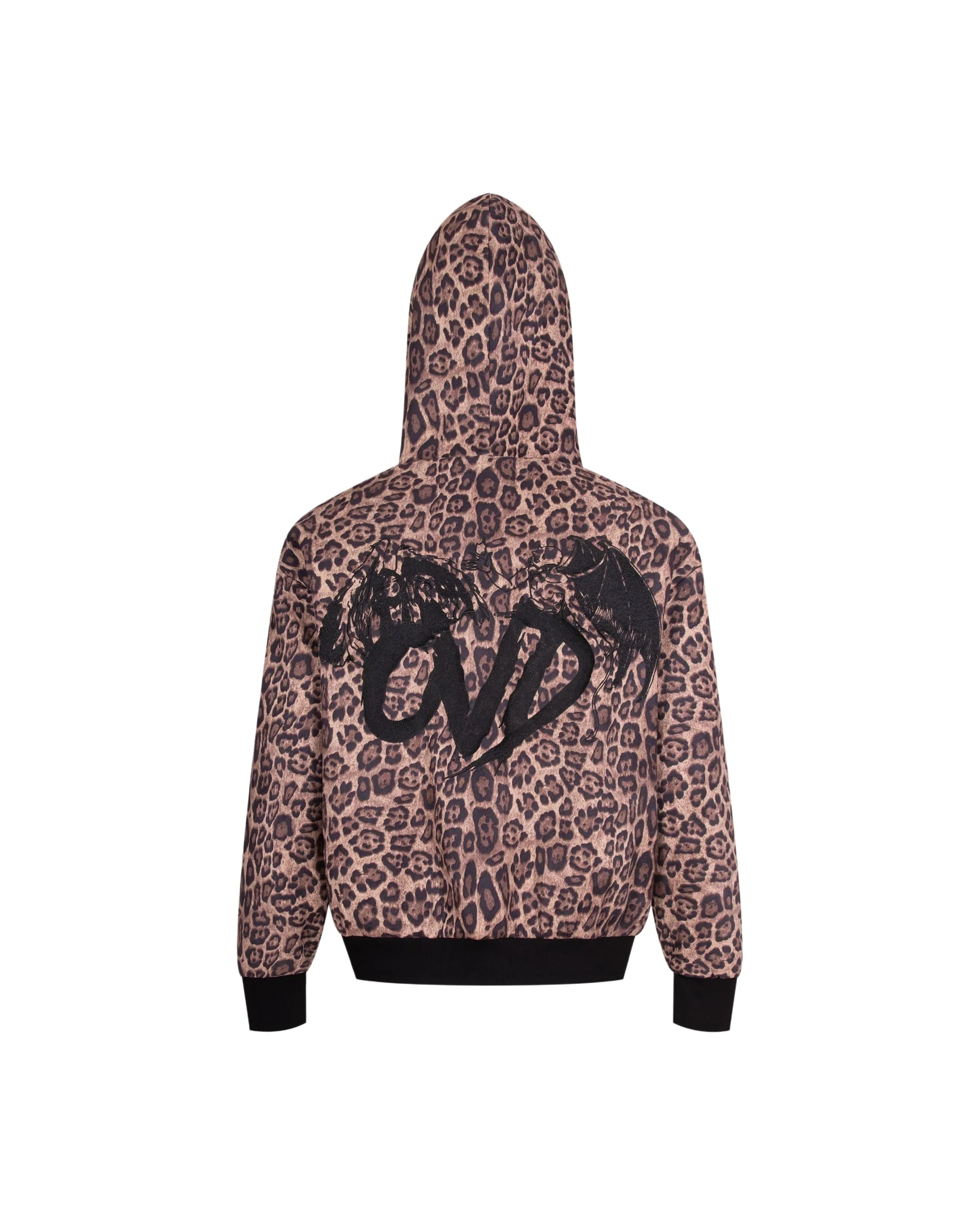"LEOPARD" REVERSIBLE SHERPA HOODIE - Image 6