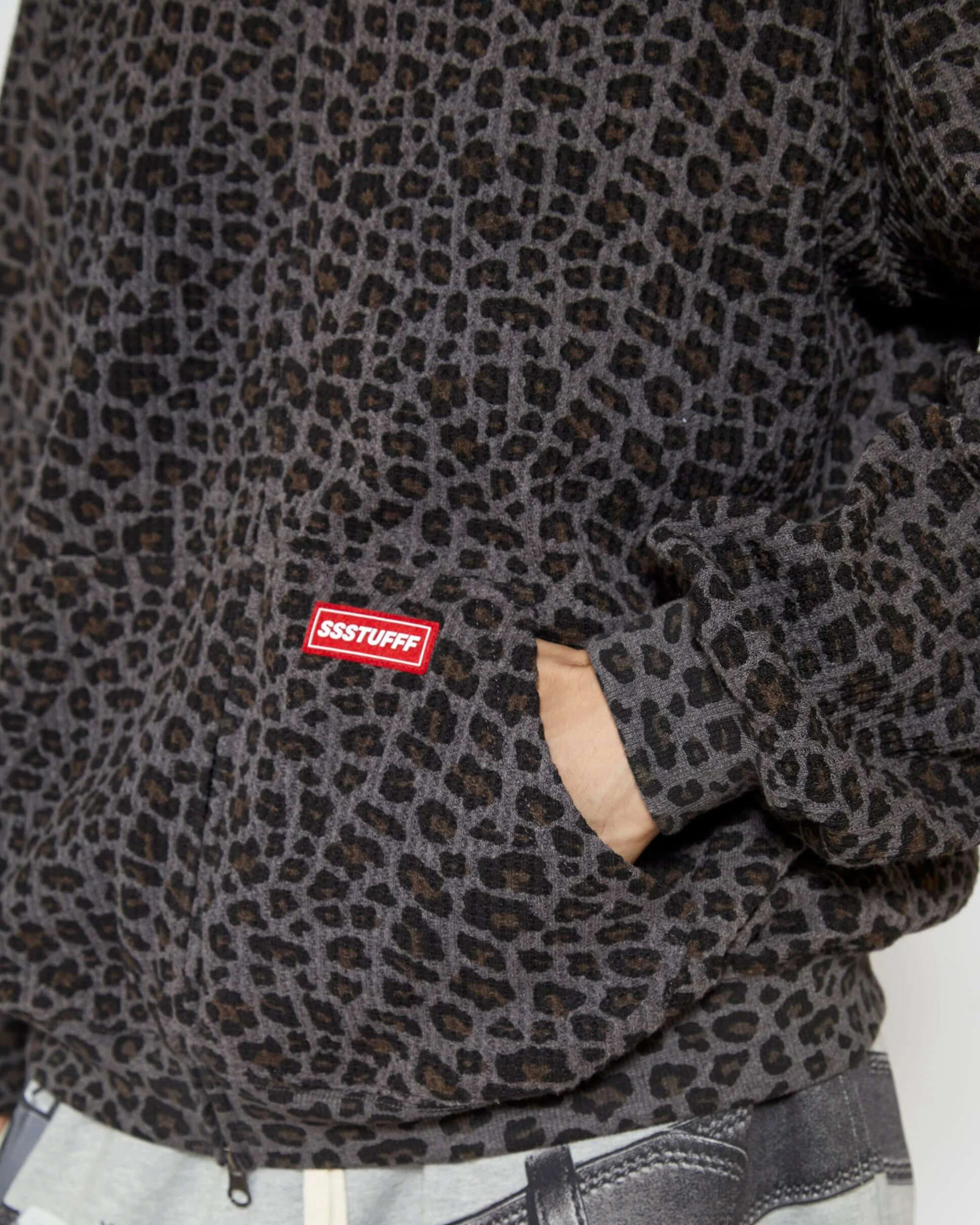 Leopard Waffle Zip Up - Image 14