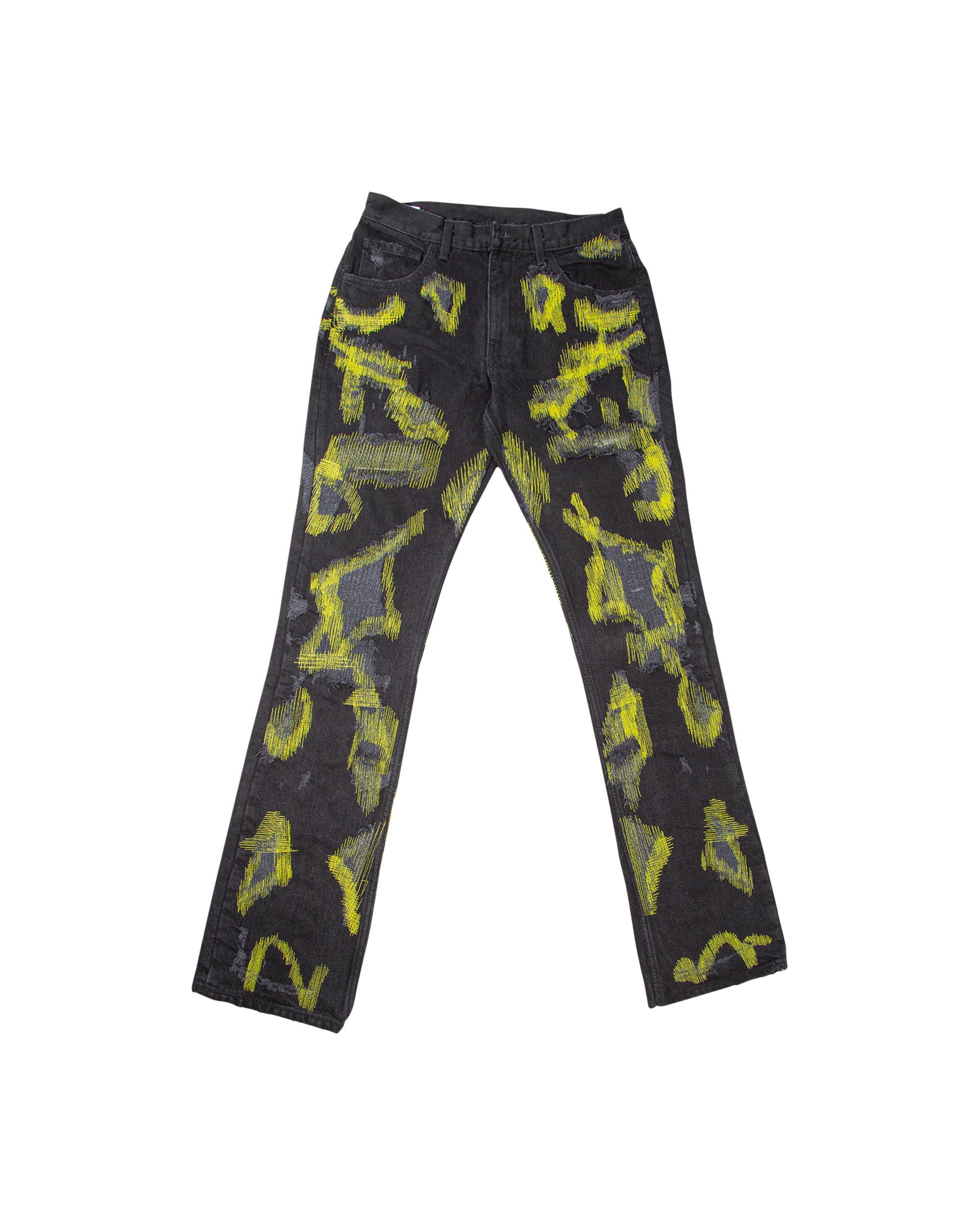 LESS BLACK/YELLOW DENIM - Image 3