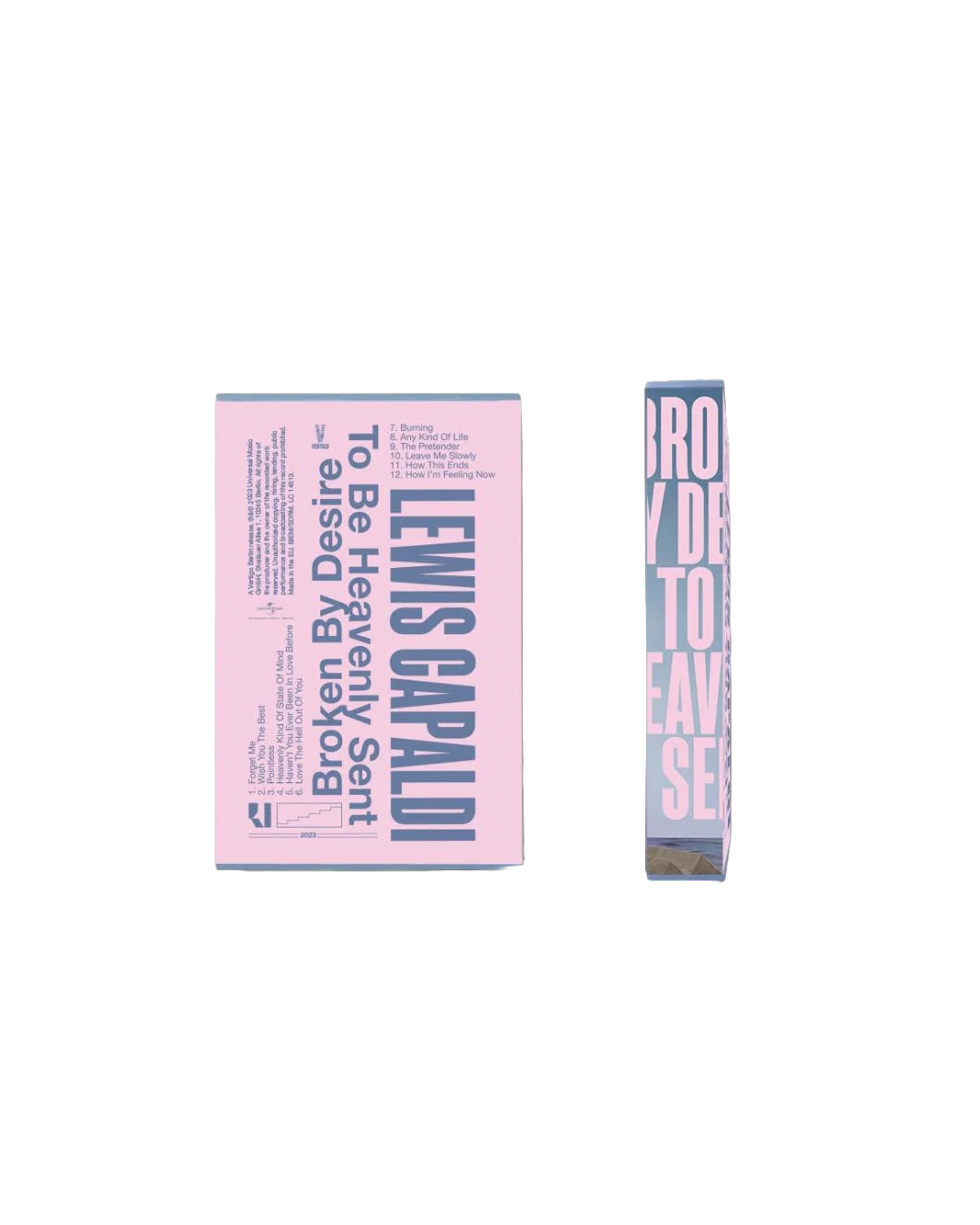 Lewis Capaldi - Broken By Desire To Be Heavenly Sent - Collectible Artwork Blue Cassette #2