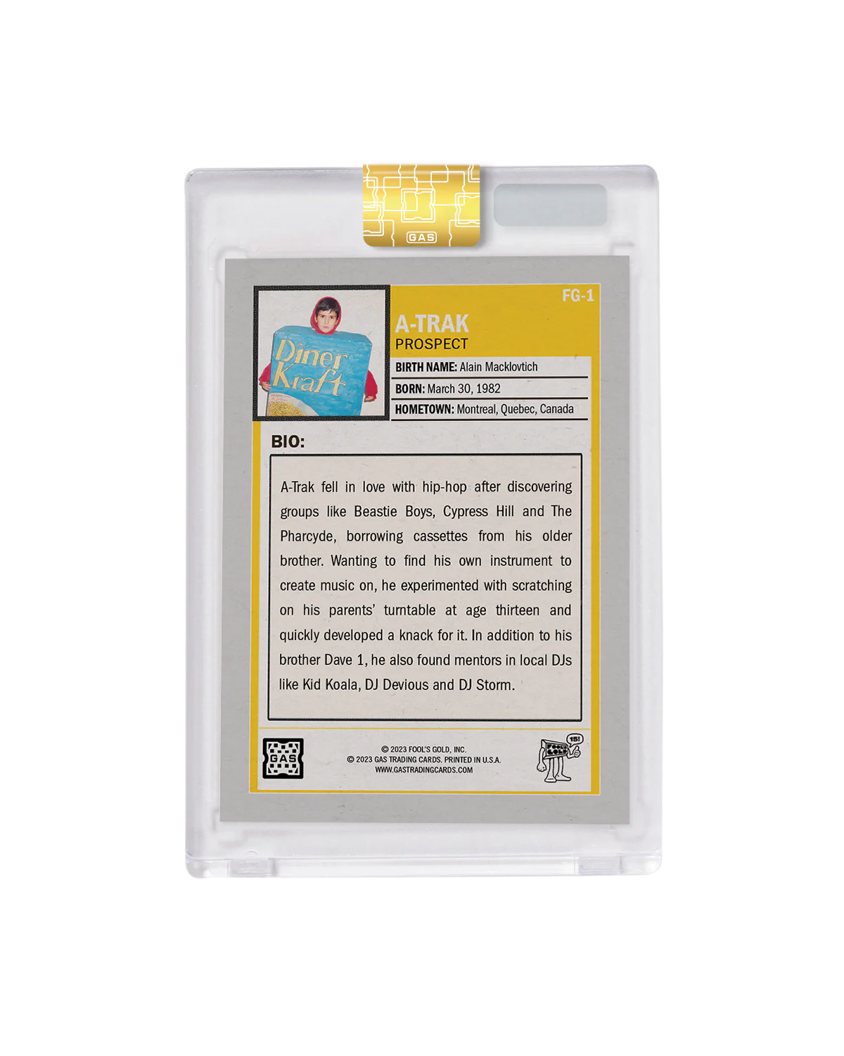 Limited Edition A-Trak & Fool’s Gold Records GAS Cracked Ice Foil Trading Cards Set - Image 15