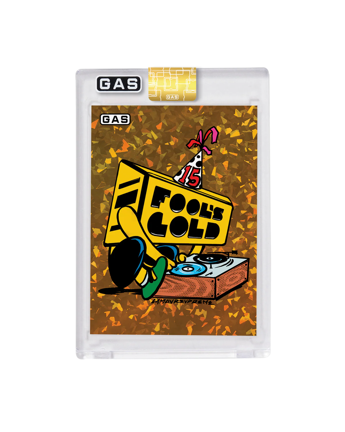 Limited Edition A-Trak & Fool’s Gold Records GAS Cracked Ice Foil Trading Cards Set - Image 18