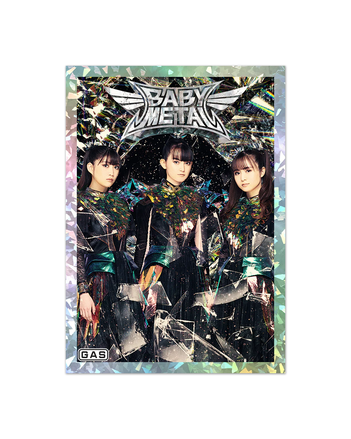Limited Edition BABYMETAL x GAS 4-Cracked Ice Foil Cards Set - Image 2