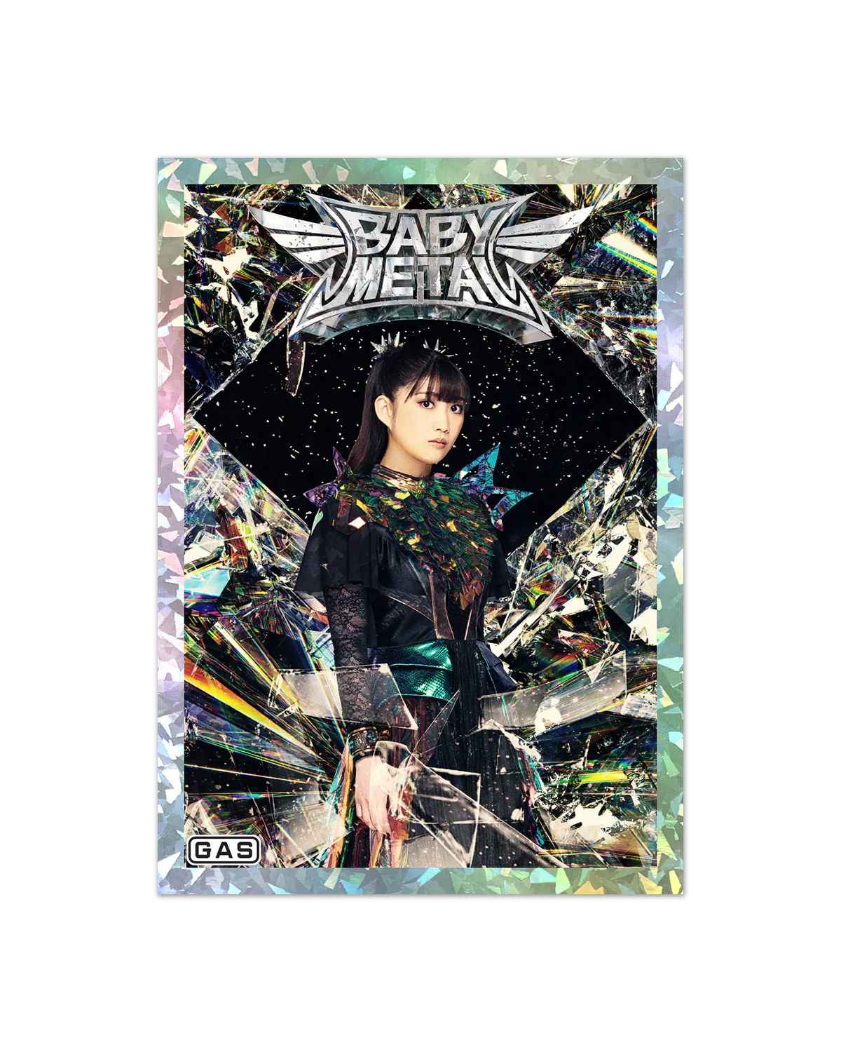 Limited Edition BABYMETAL x GAS 4-Cracked Ice Foil Cards Set - Image 5
