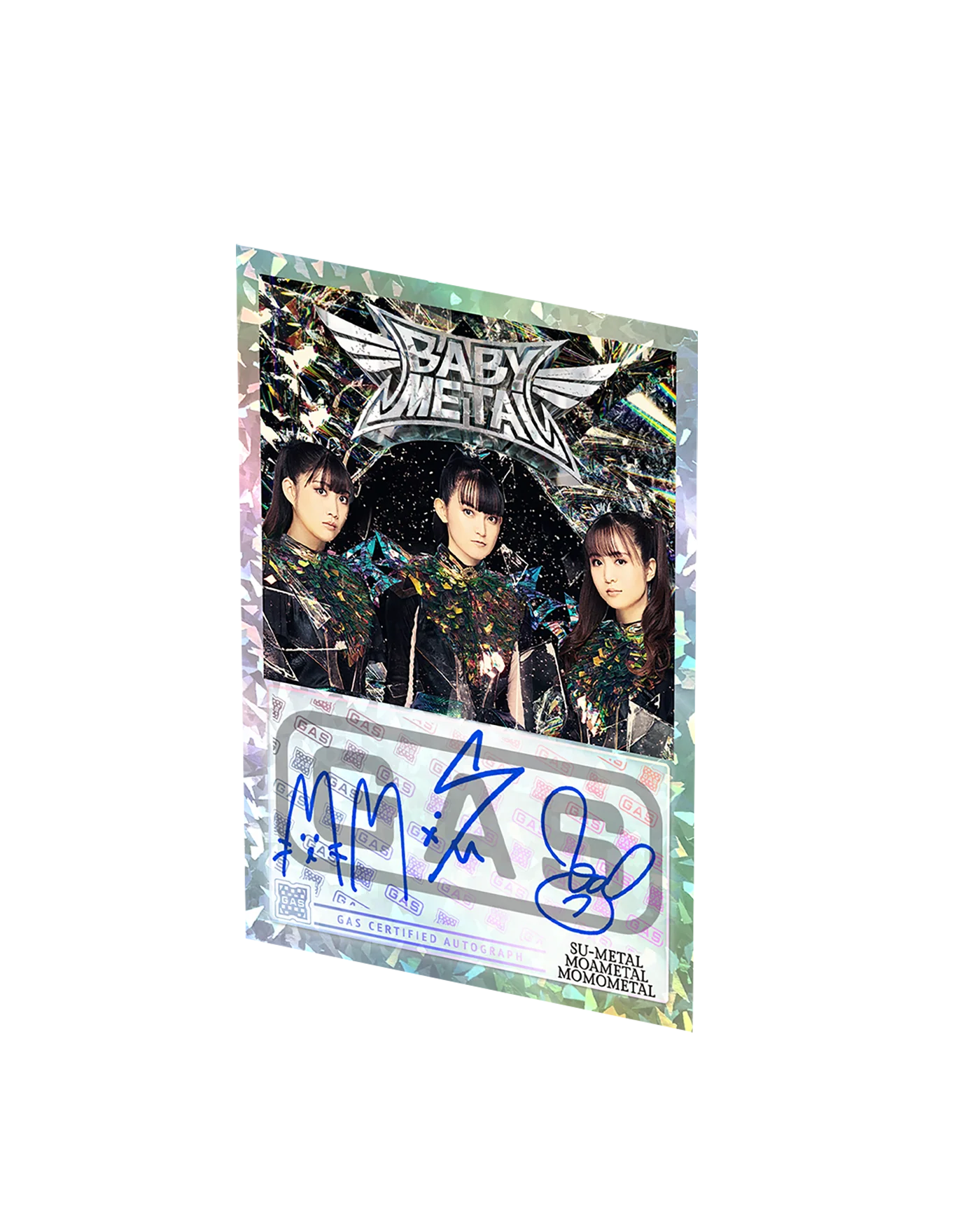 Limited Edition BABYMETAL x GAS 4-Cracked Ice Foil Cards Set - Image 6