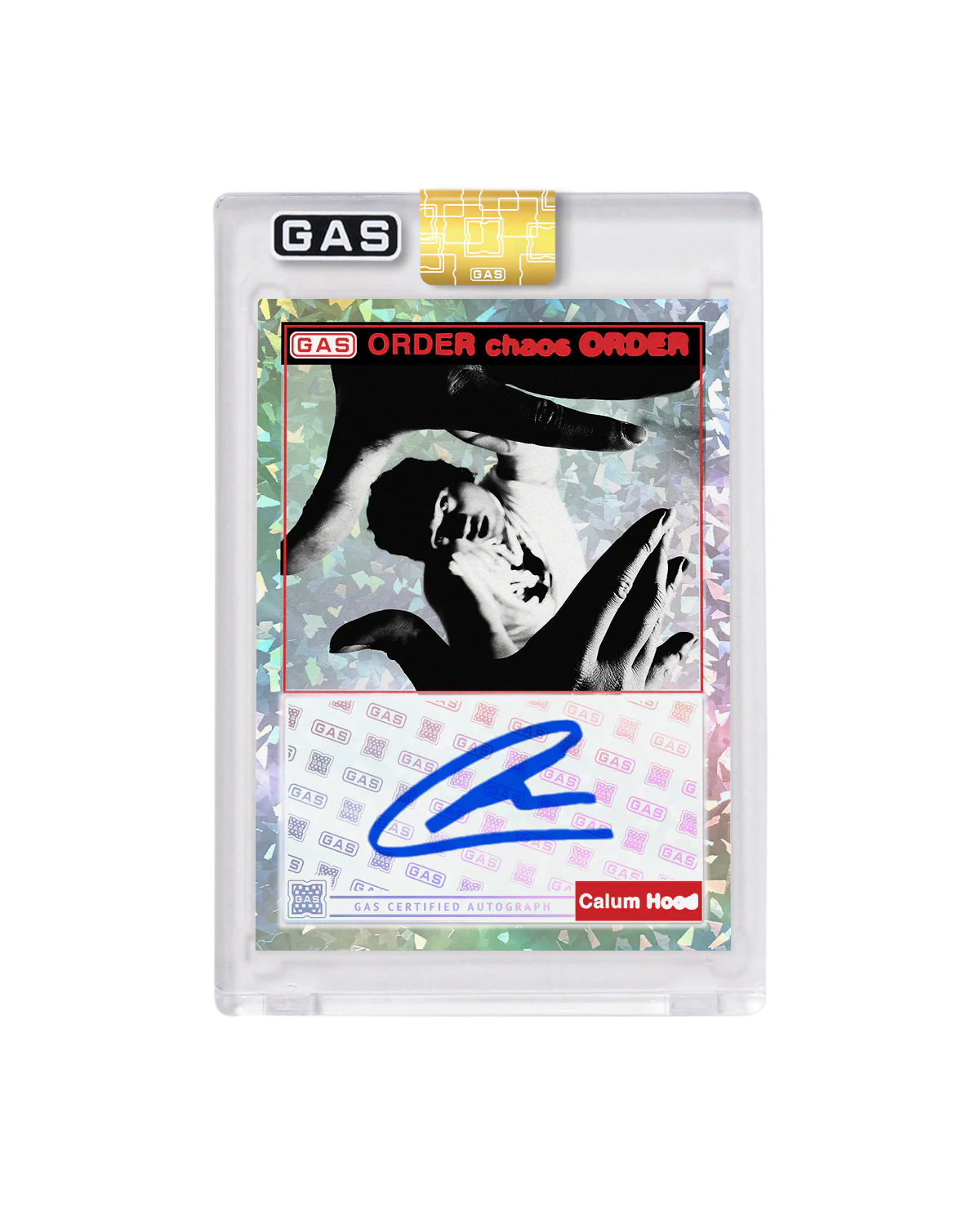Limited Edition Calum Hood x GAS Cracked Ice Foil Card - Image 2