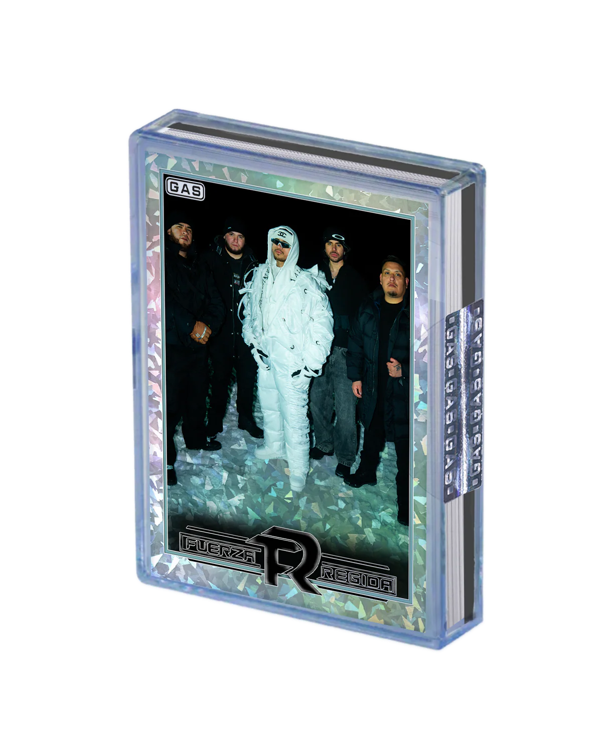 Limited Edition Fuerza Regida x GAS 6-Cracked Ice Foil Card Set