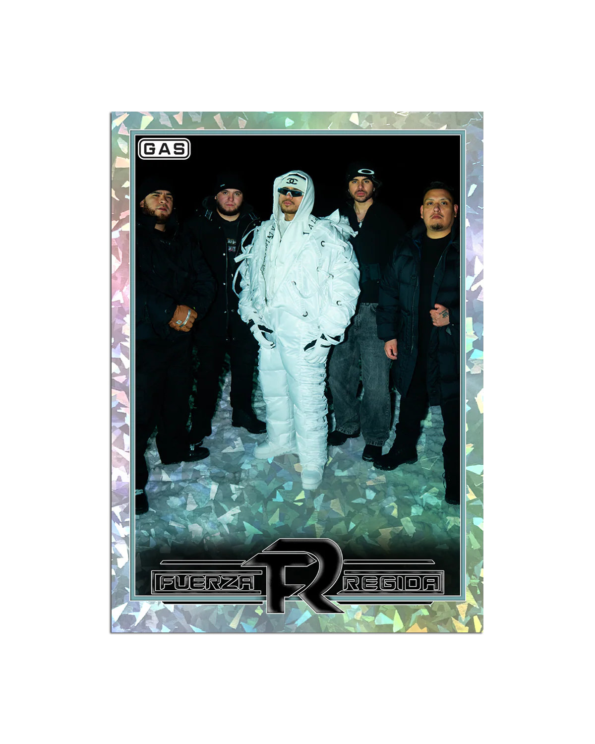 Limited Edition Fuerza Regida x GAS 6-Cracked Ice Foil Card Set - Image 2