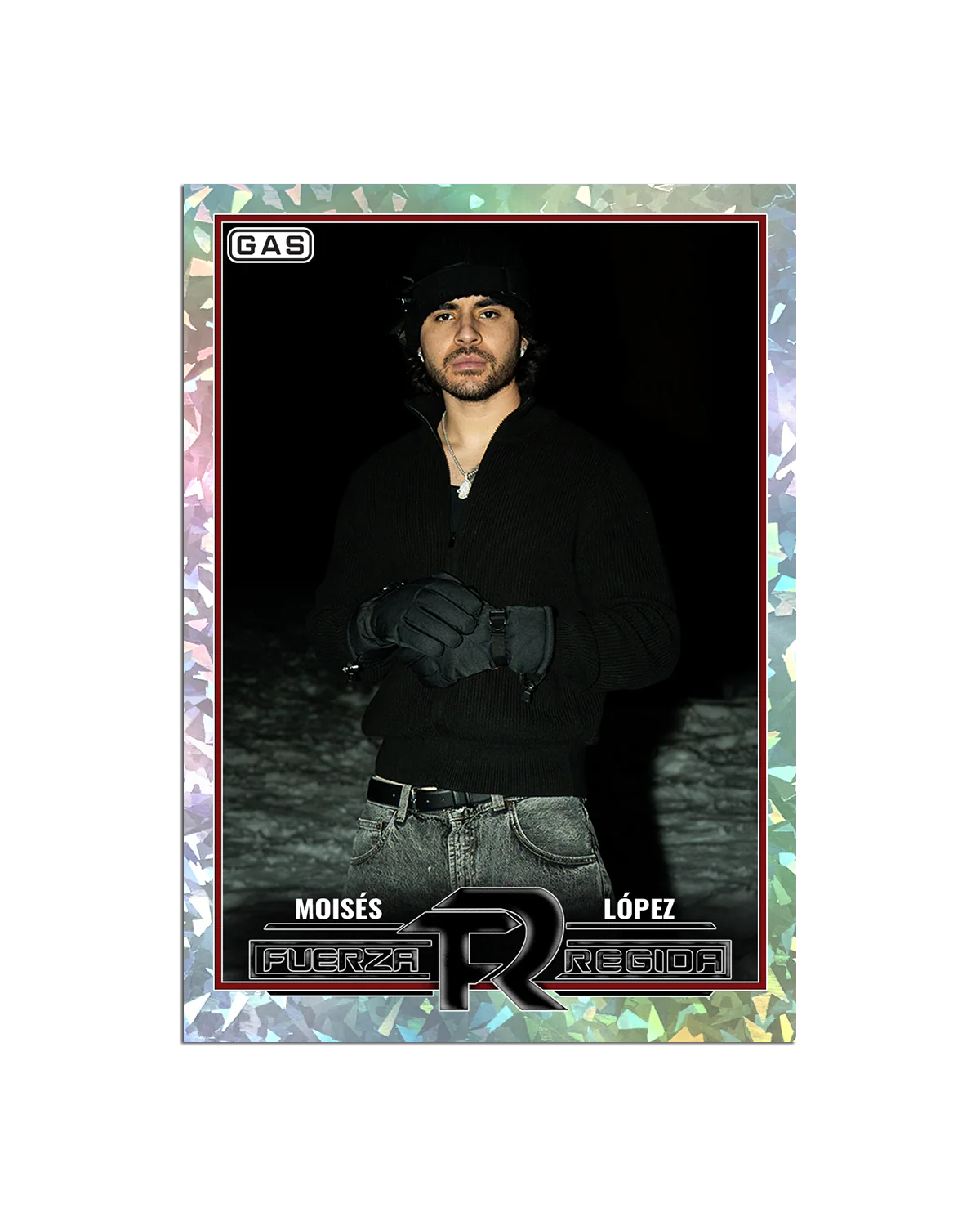 Limited Edition Fuerza Regida x GAS 6-Cracked Ice Foil Card Set - Image 5