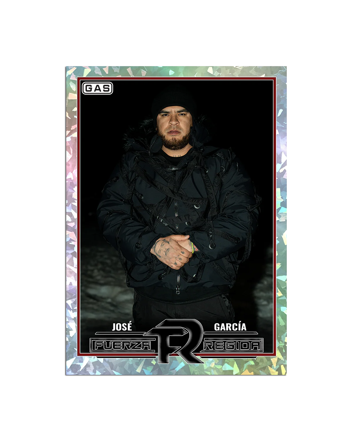 Limited Edition Fuerza Regida x GAS 6-Cracked Ice Foil Card Set - Image 8