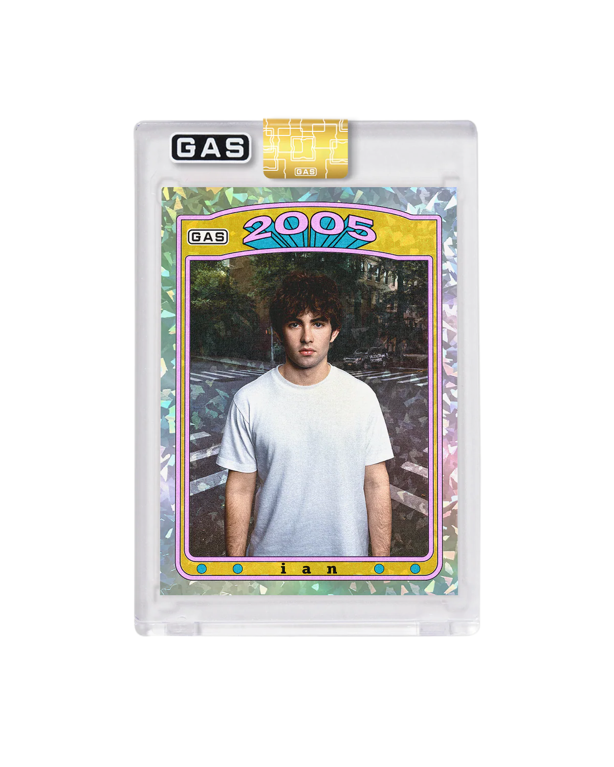 Limited Edition ian x GAS Cracked Ice Foil Card