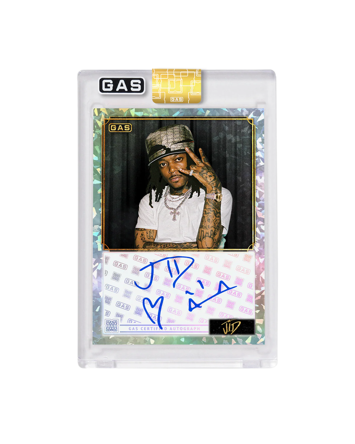 Limited Edition JID x GAS Cracked Ice Foil Card - Image 2