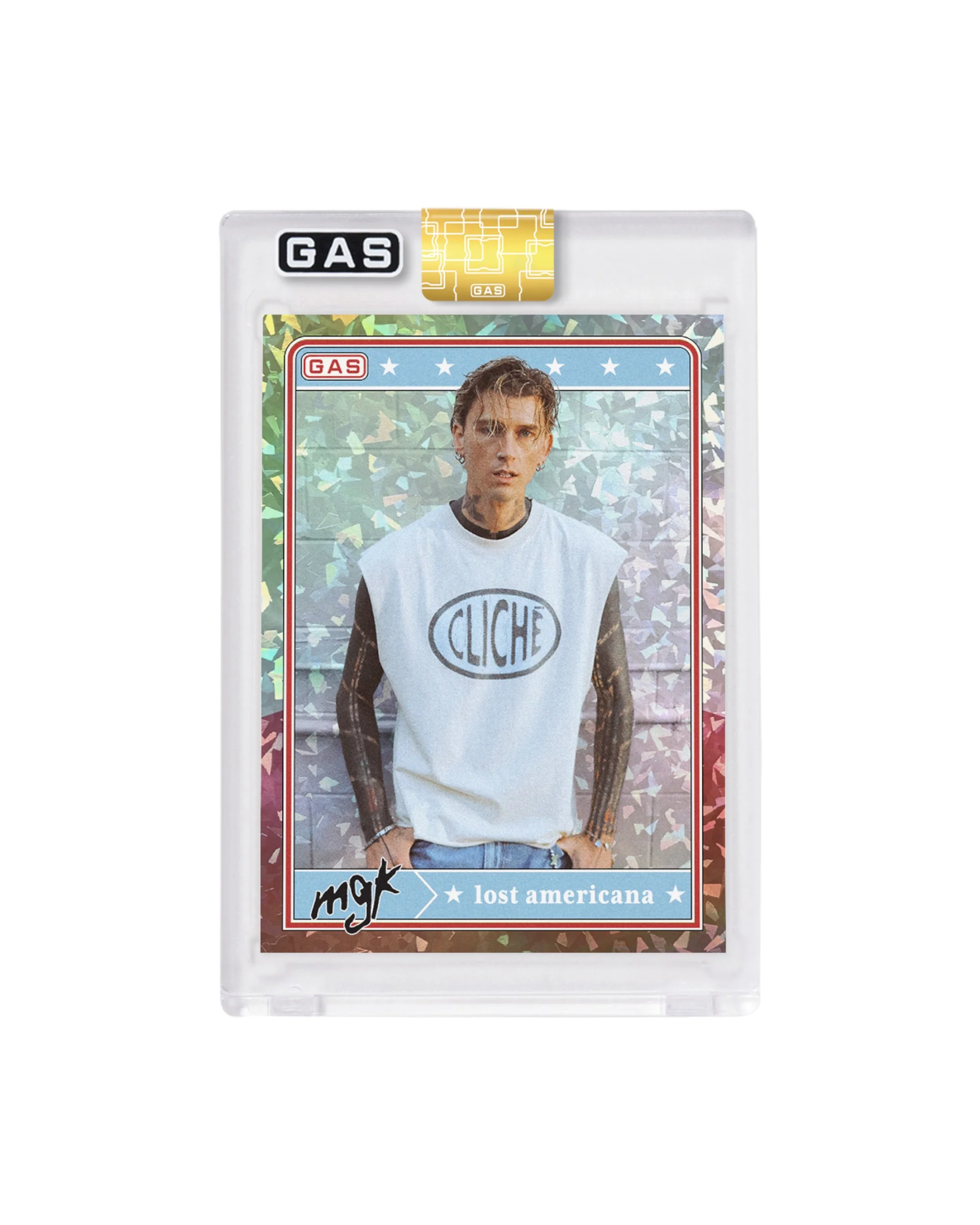 Limited Edition mgk x GAS Cracked Ice Foil Card