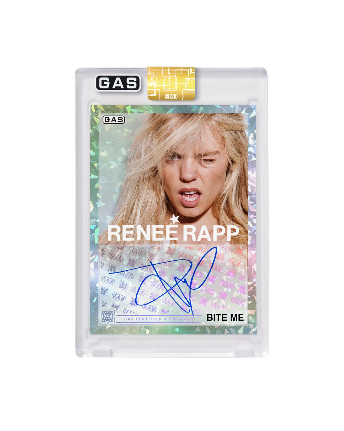 Limited Edition Reneé Rapp x GAS Cracked Ice Foil Card - Image 2