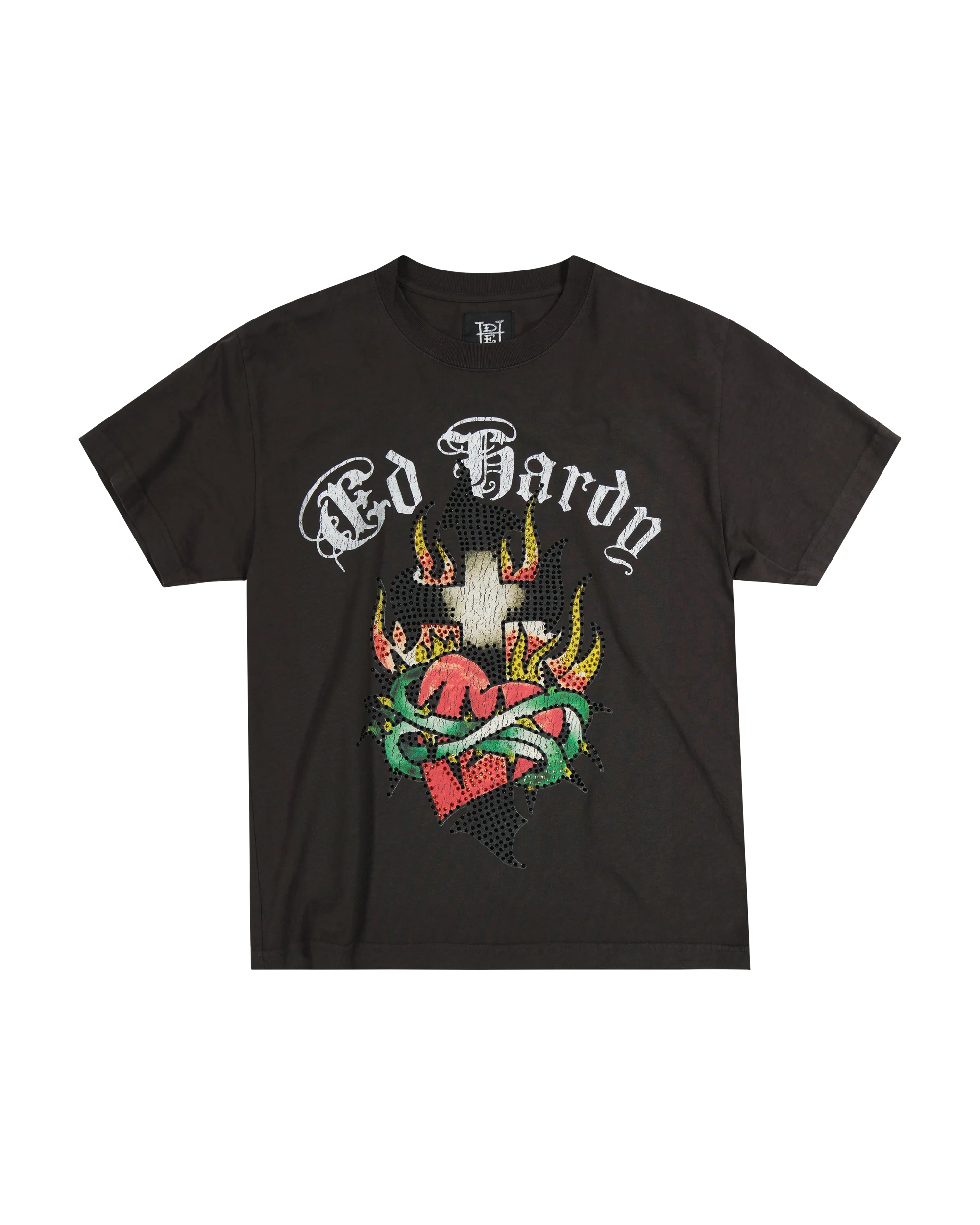 Limited Edition - Rhinestone Sacred Heart Tee