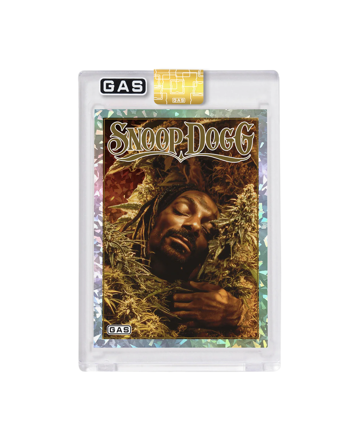 Limited Edition Snoop Dogg x GAS Cracked Ice Foil Trading Cards