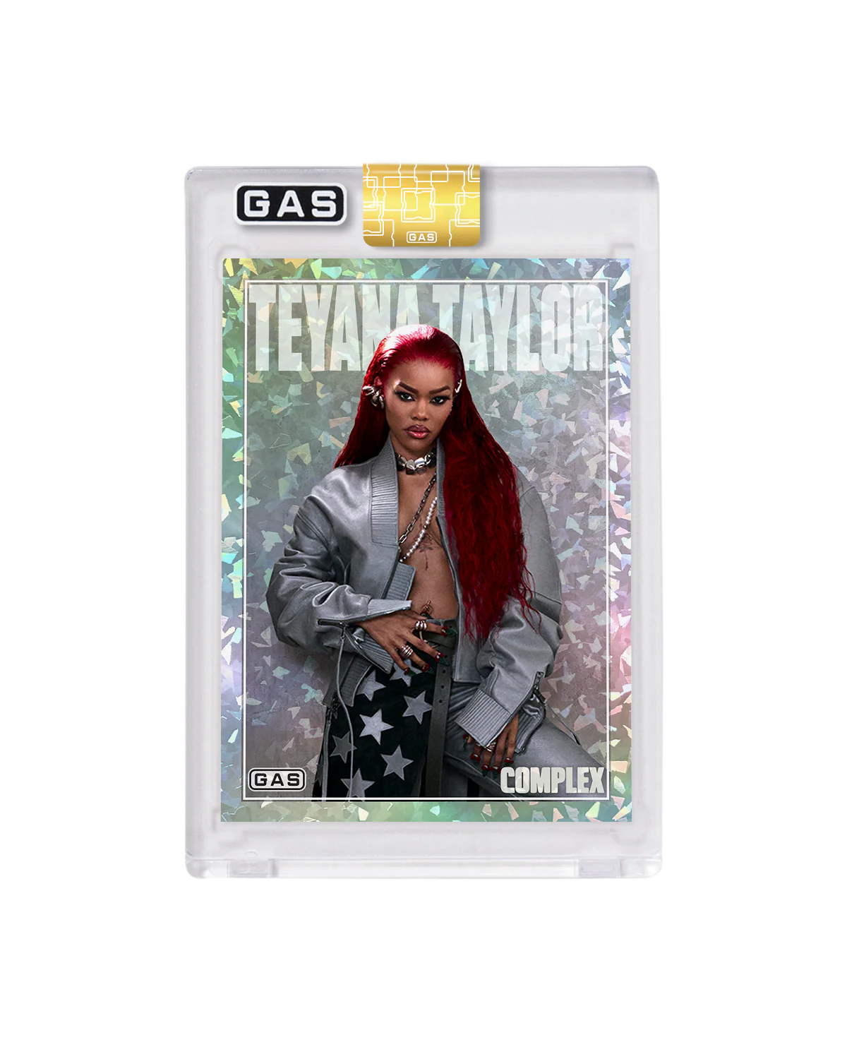 Limited Edition Teyana Taylor Complex Cover x GAS Cracked Ice Foil Card