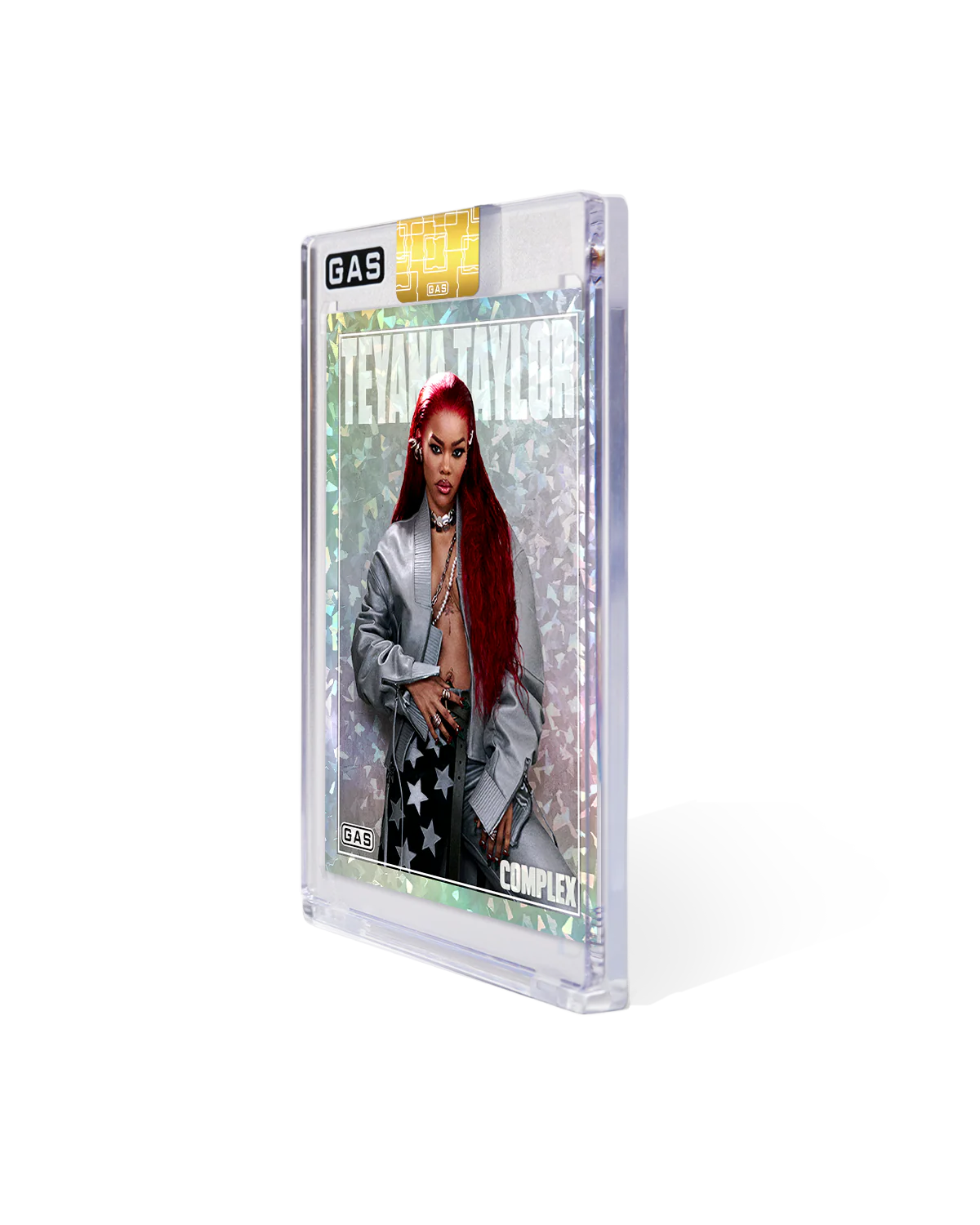 Limited Edition Teyana Taylor Complex Cover x GAS Cracked Ice Foil Card - Image 3