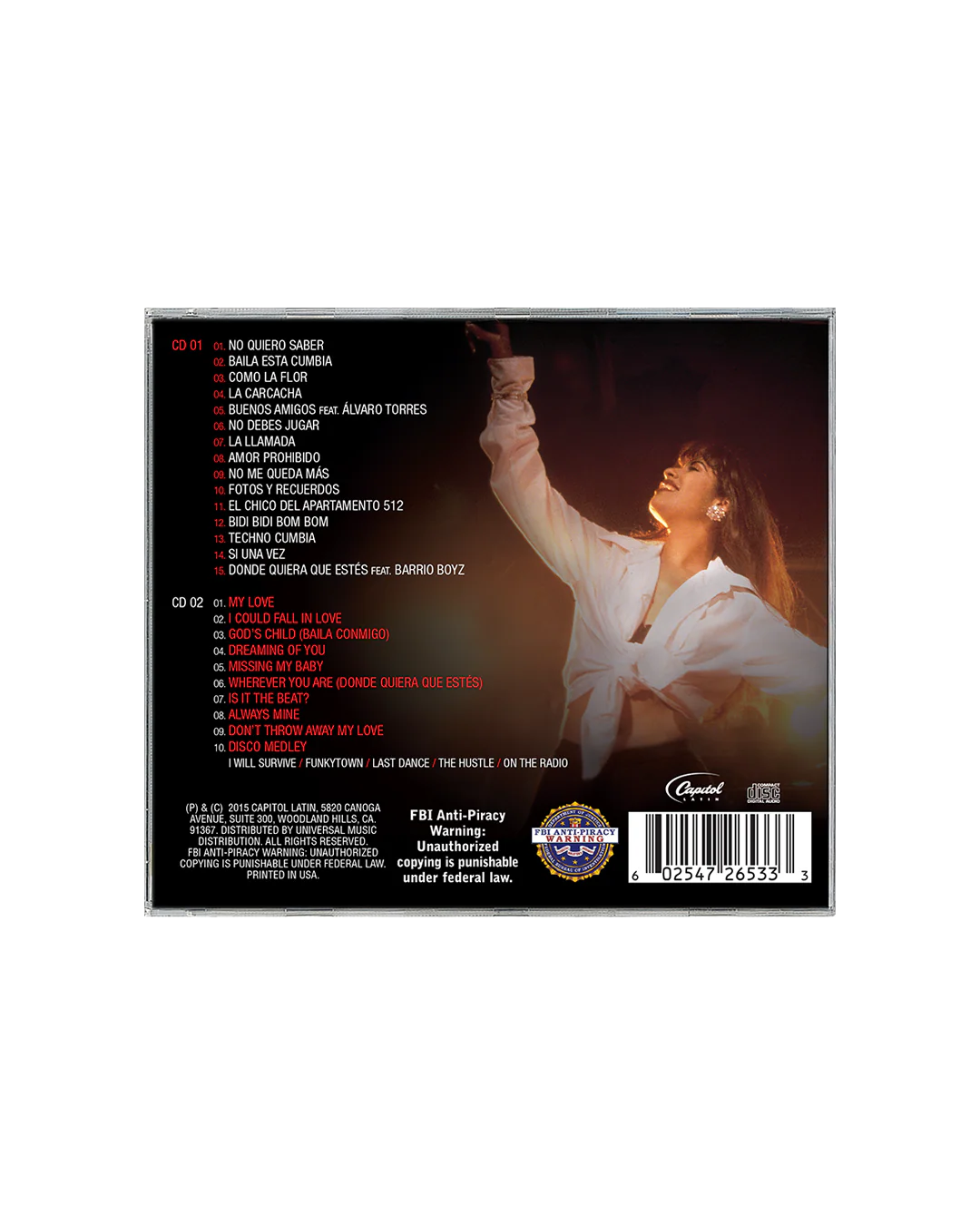 Lo Mejor De Selena CD - Image 2