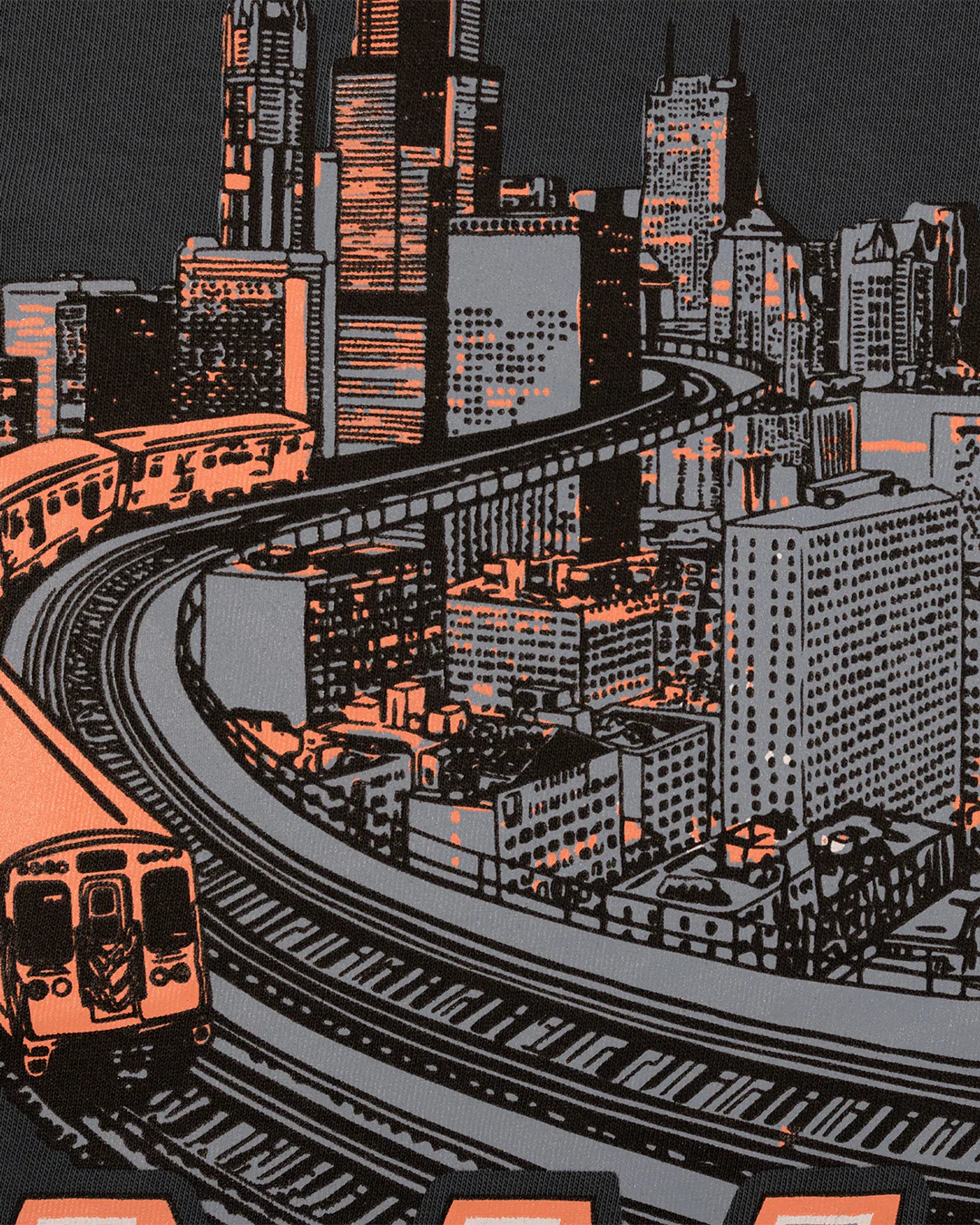 Lollapalooza x CTA x Ellen Ma City Tee (Online Exclusive) - Image 3