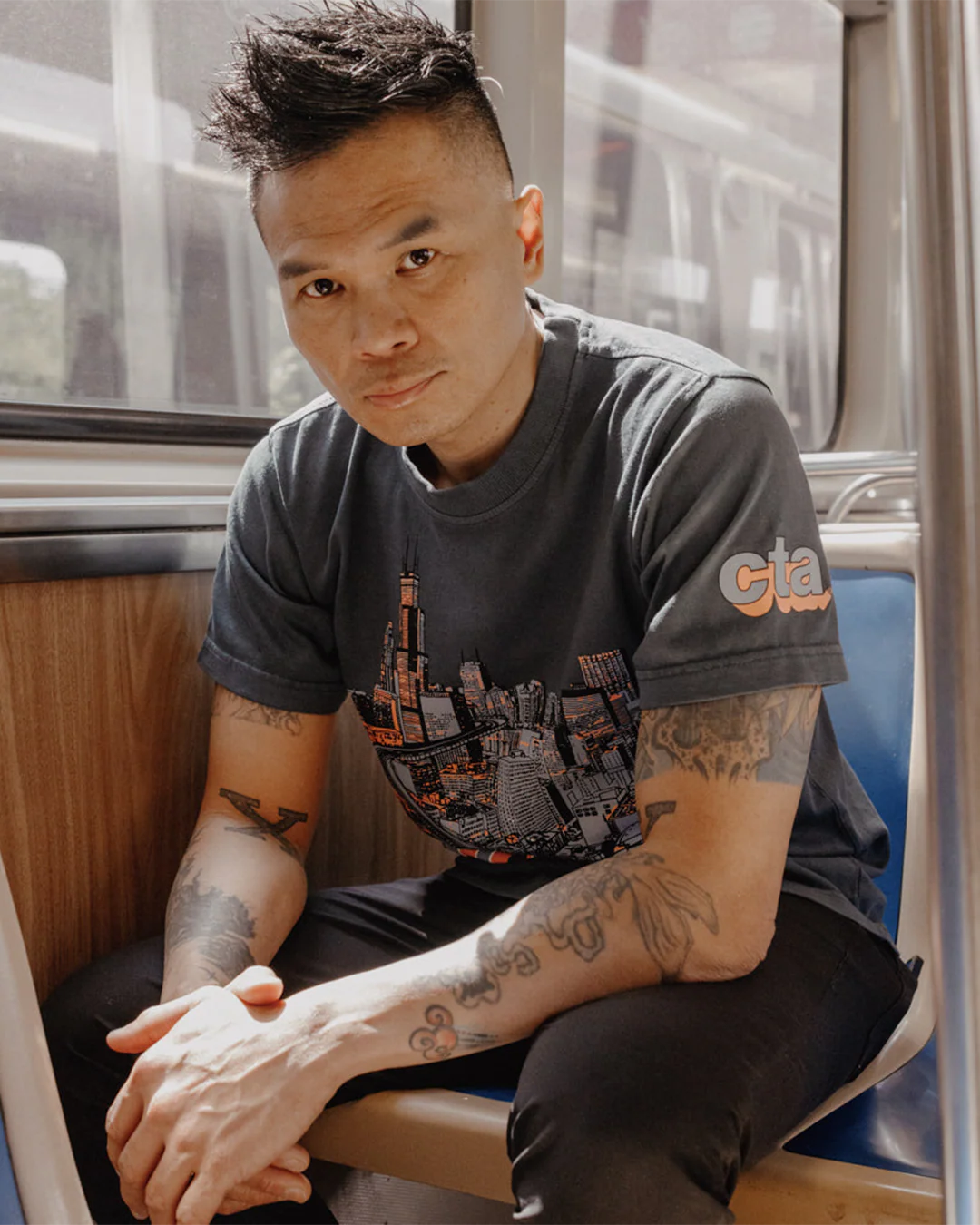 Lollapalooza x CTA x Ellen Ma City Tee (Online Exclusive) - Image 7